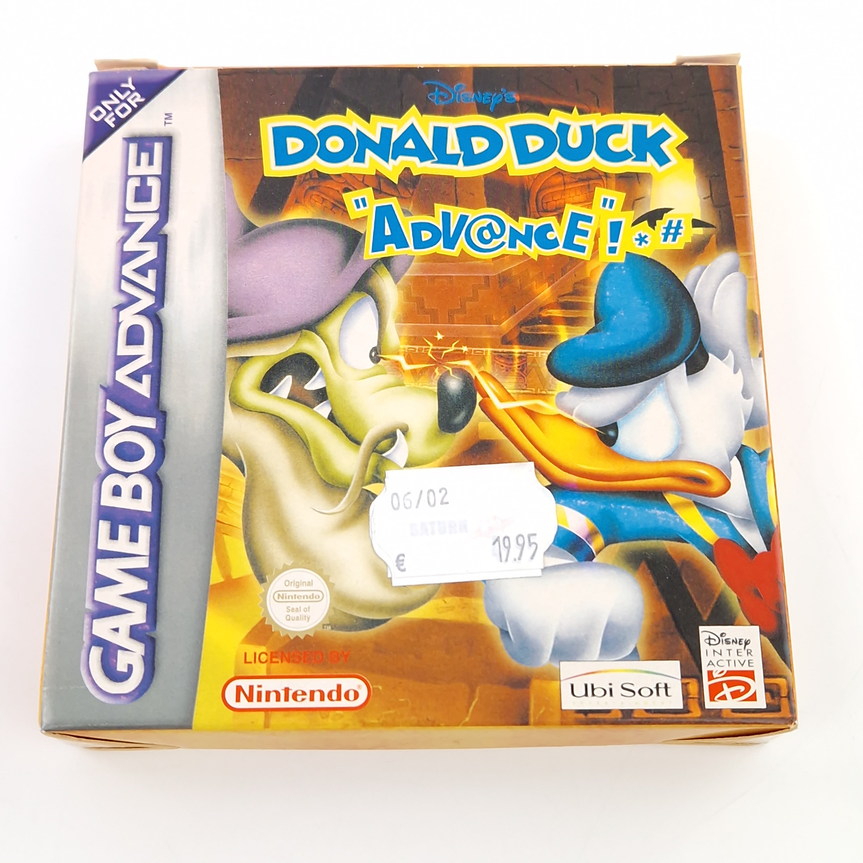 Game Boy Advance Spiel – Disneys Donald Duck Advance OVP PAL