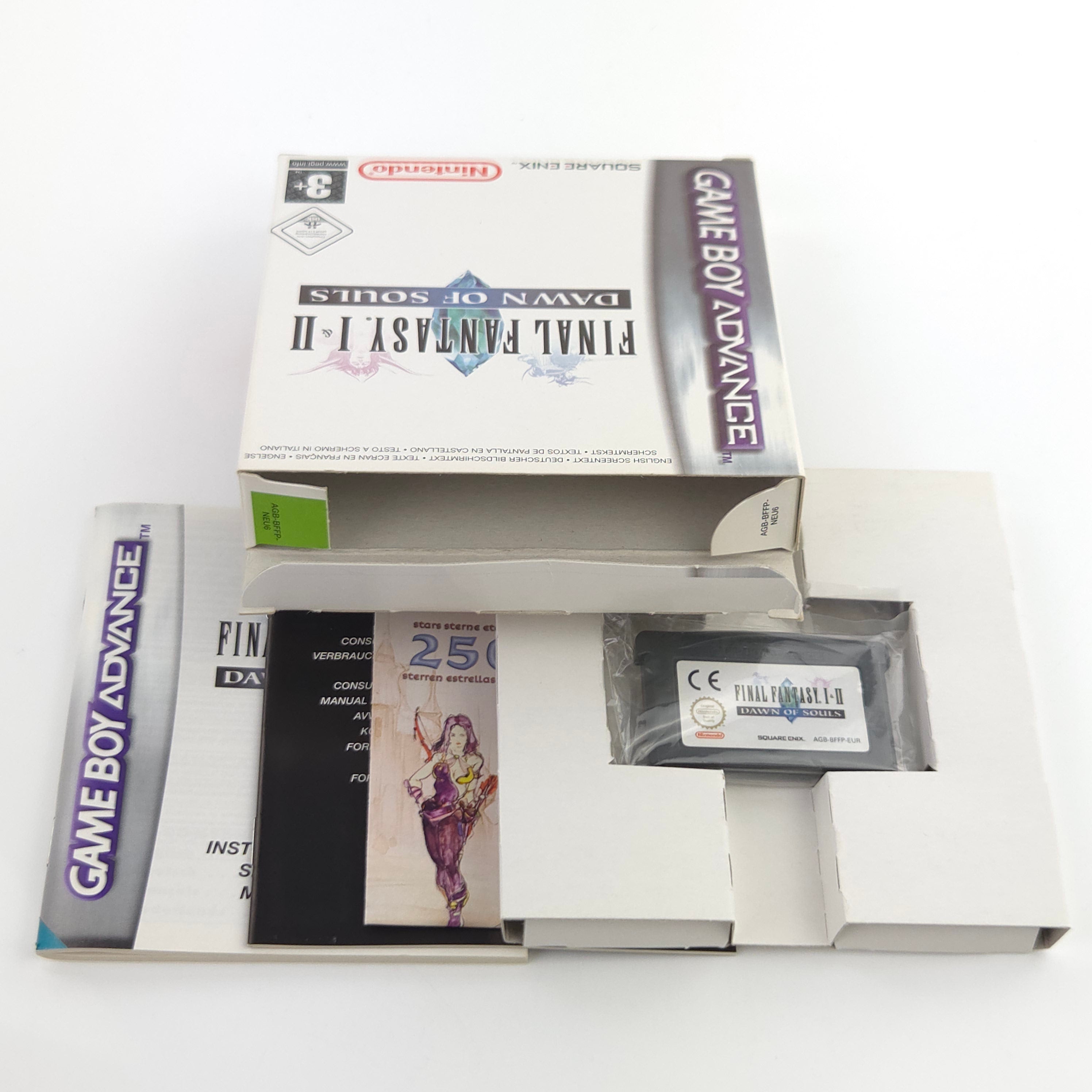 Game Boy Advance Spiel – Final Fantasy I II Dawn of Souls OVP PAL