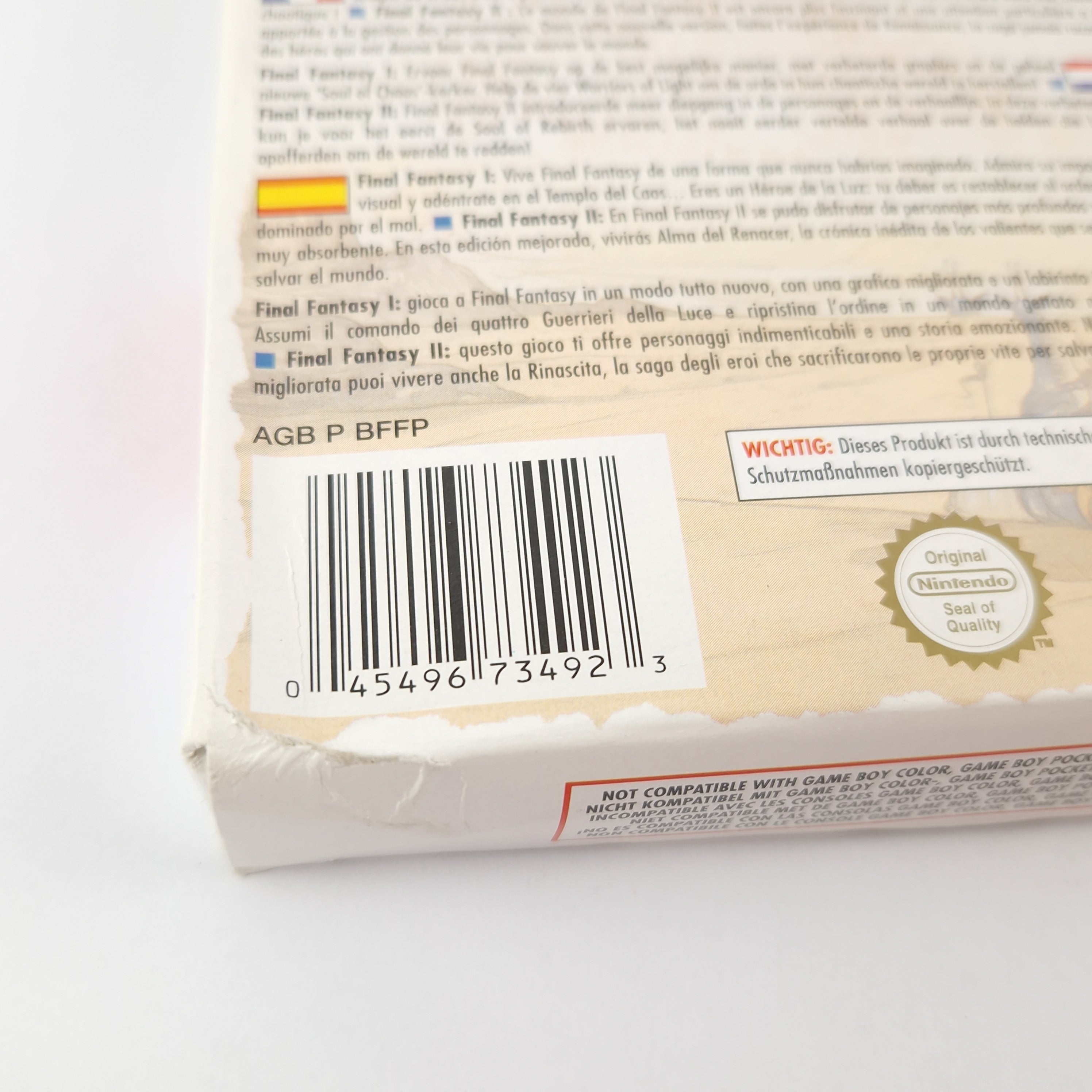 Nintendo Game Boy Advance Spiel – Dawn of Souls (OVP)