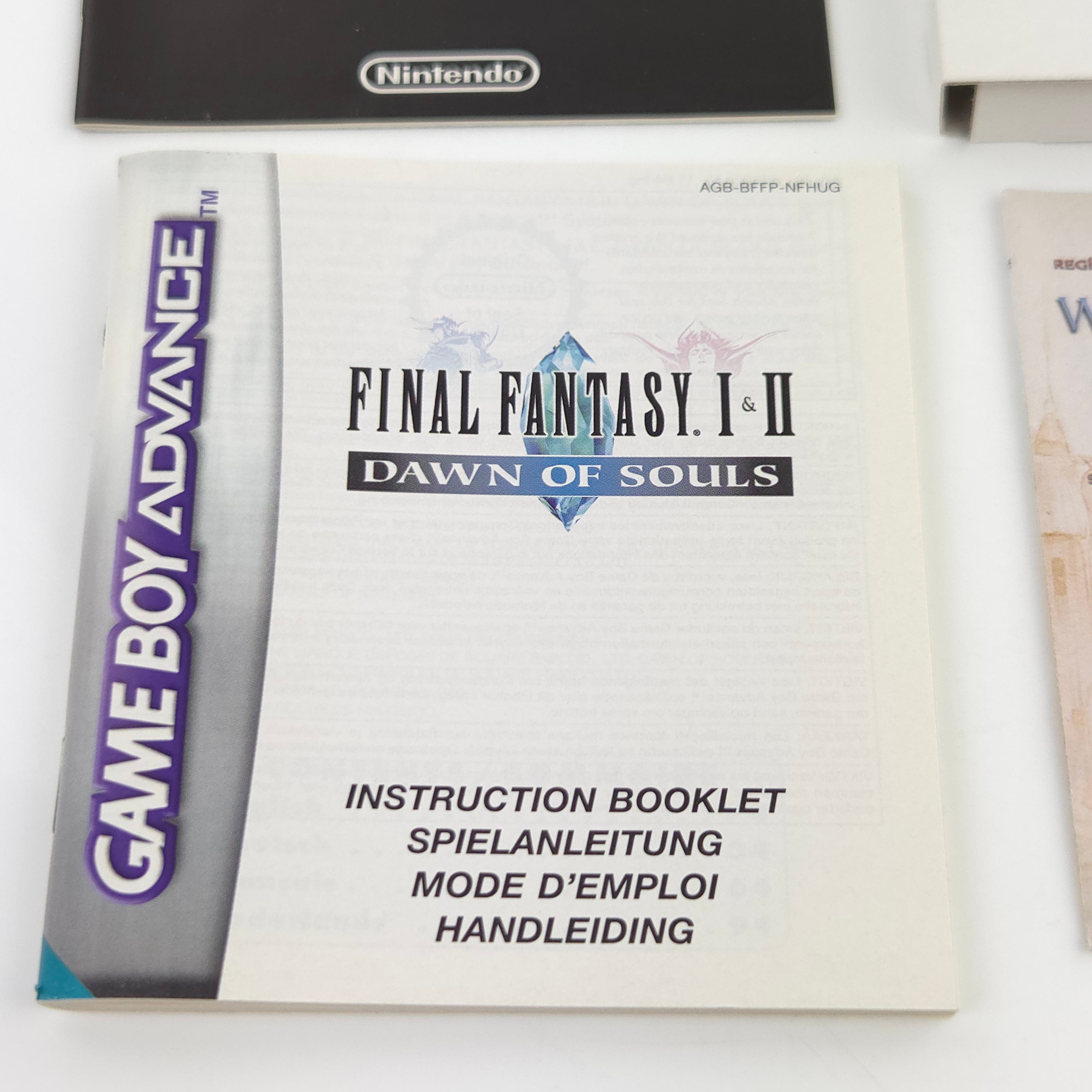 Game Boy Advance Spiel – Final Fantasy I II Dawn of Souls OVP PAL