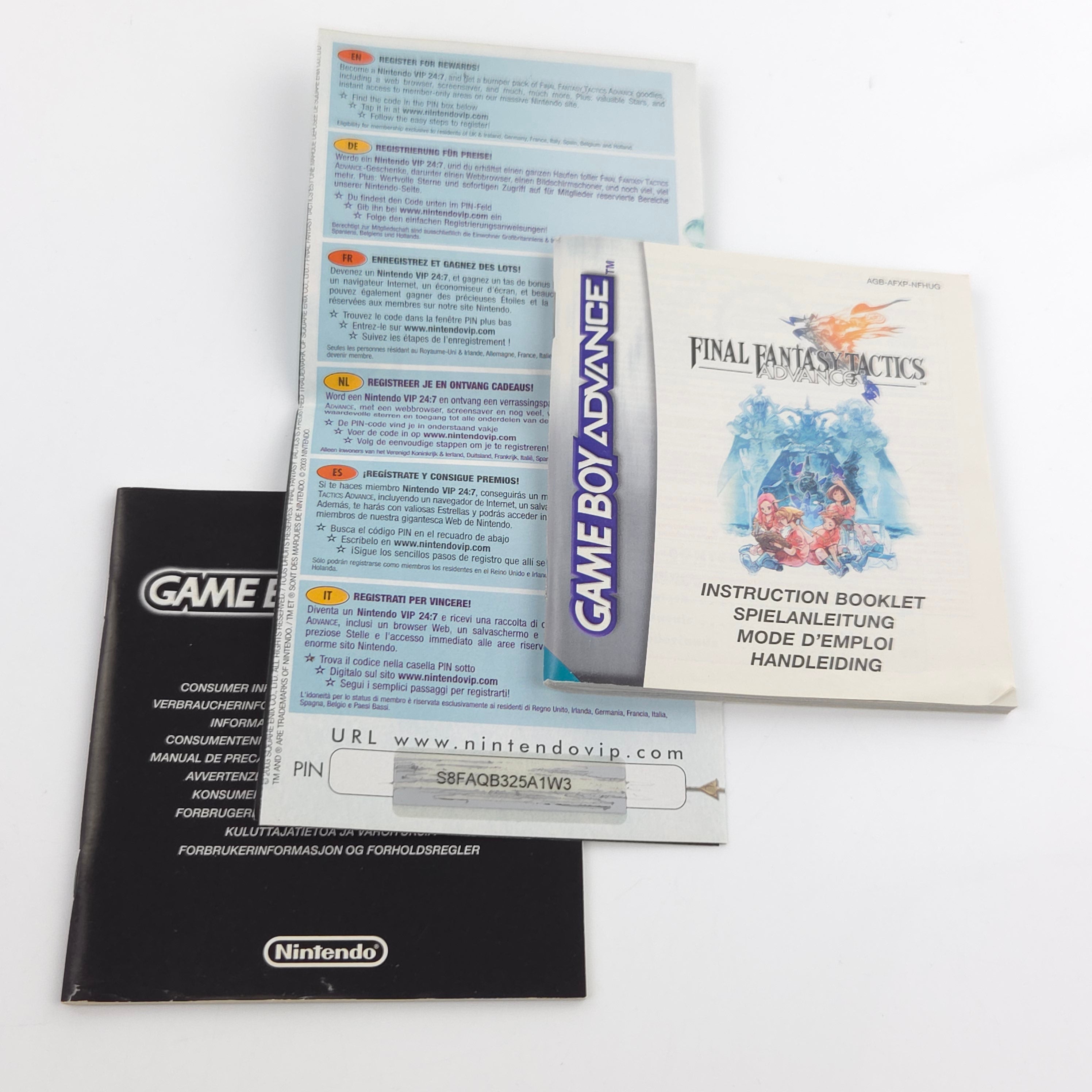 Game Boy Advance Spiel – Final Fantasy Tactics OVP PAL