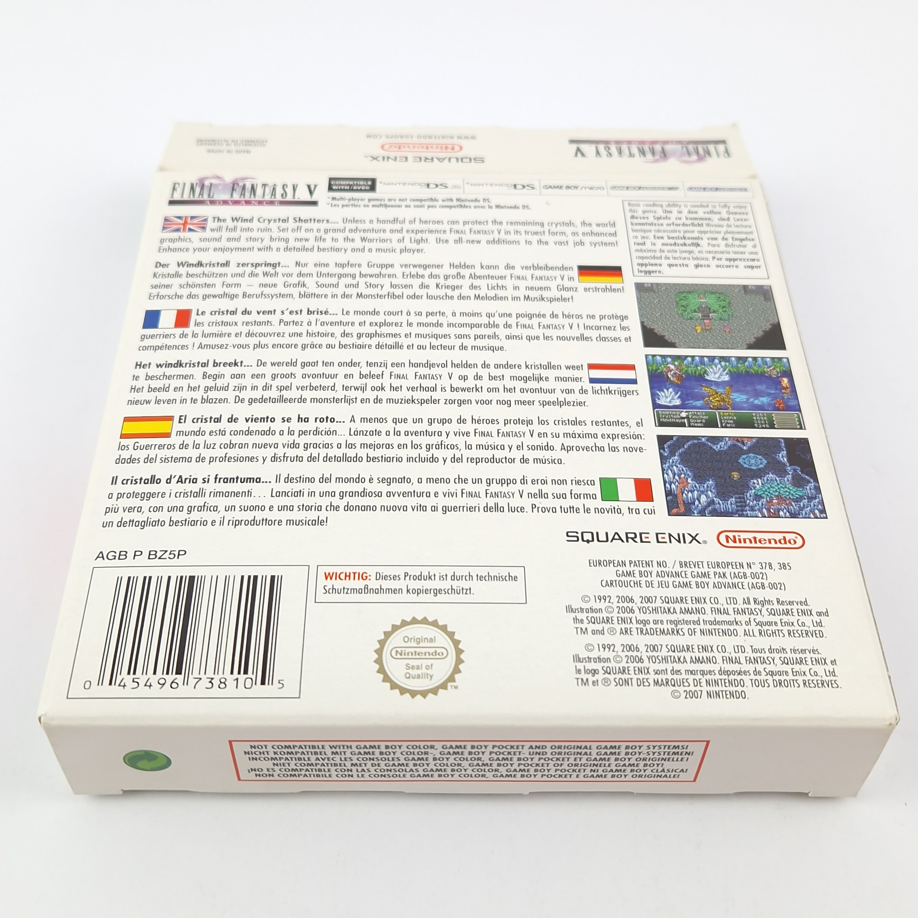 Game Boy Advance Spiel – Final Fantasy V Modul OVP GBA