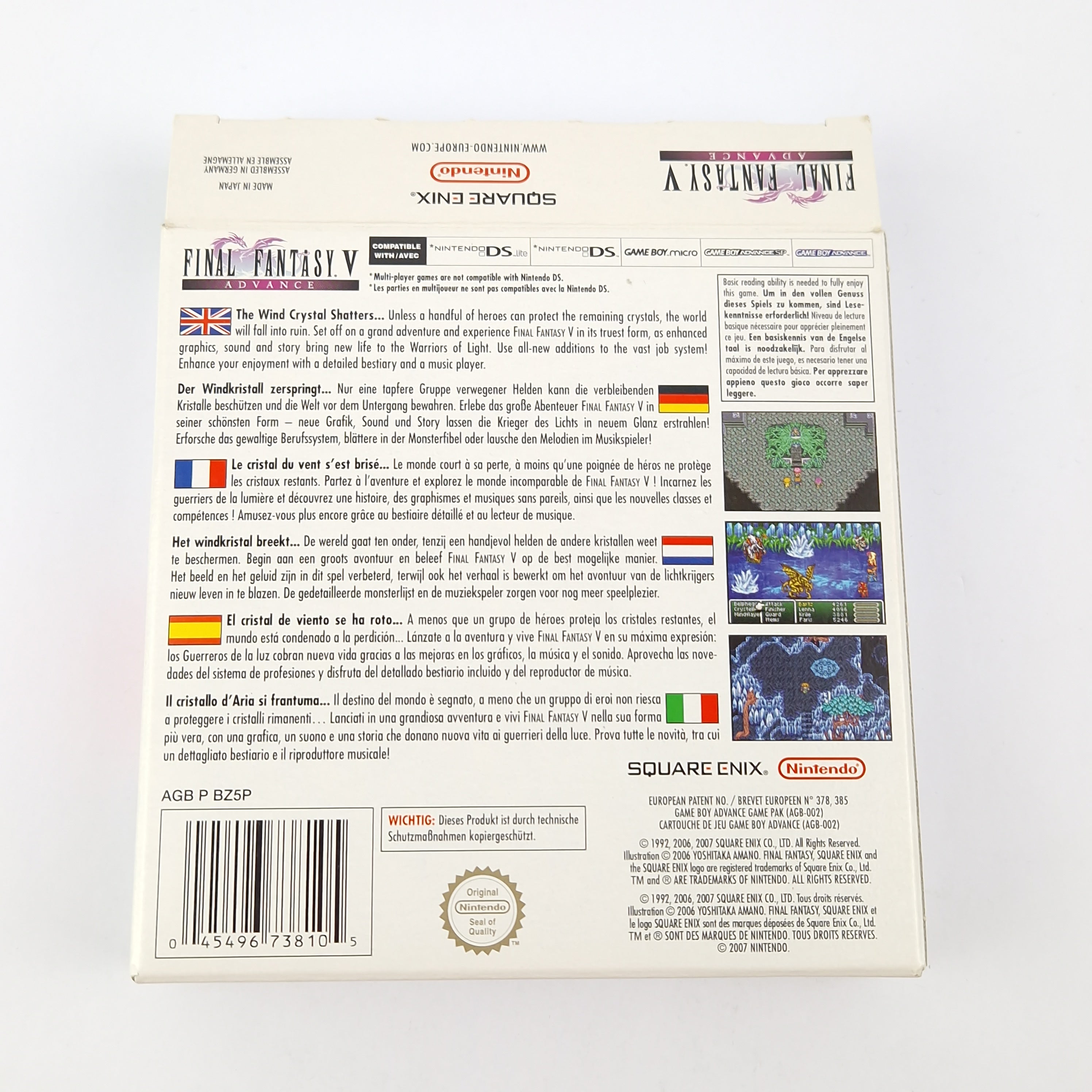 Game Boy Advance Spiel – Final Fantasy V Modul OVP GBA