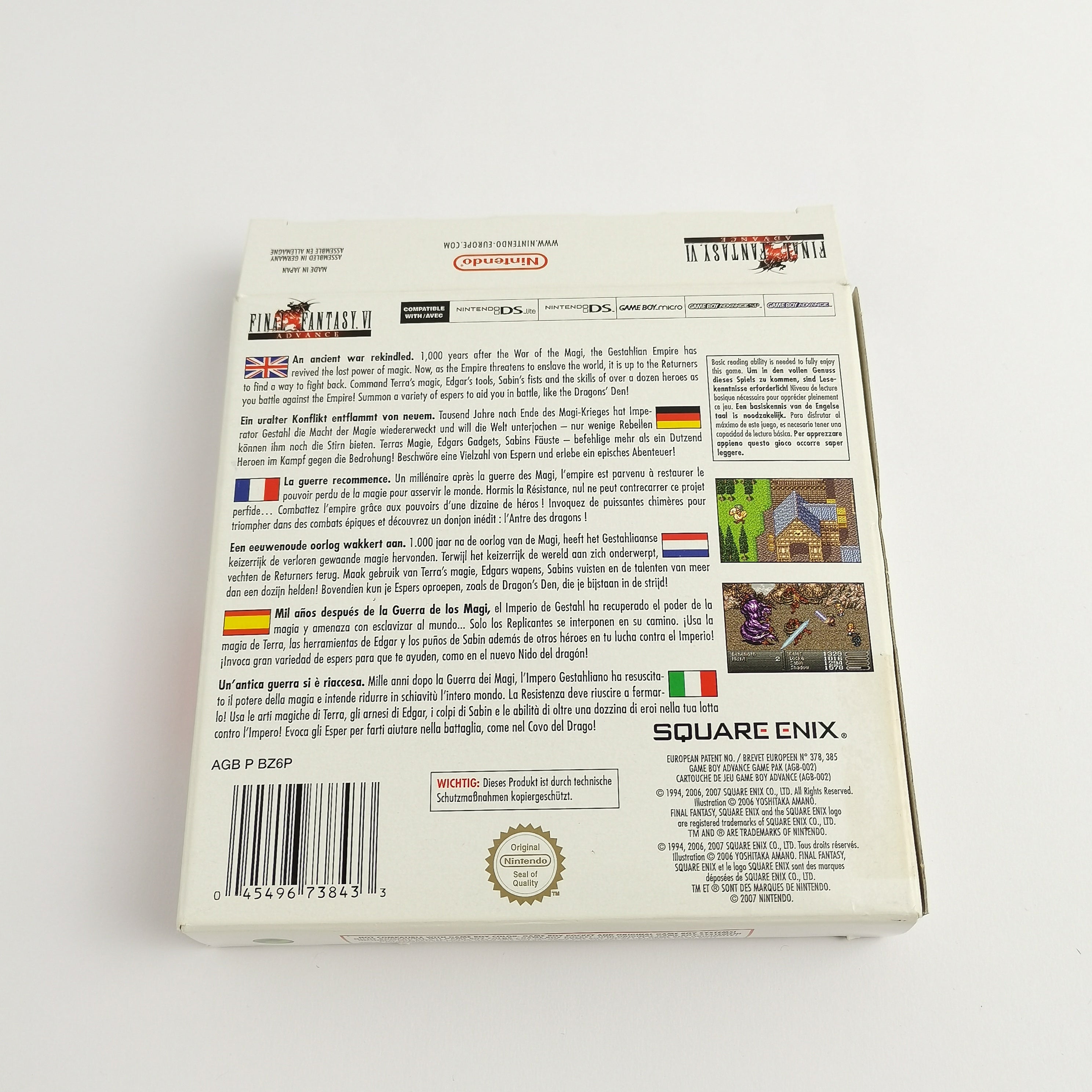 Game Boy Advance Spiel – Final Fantasy VI 6 OVP PAL
