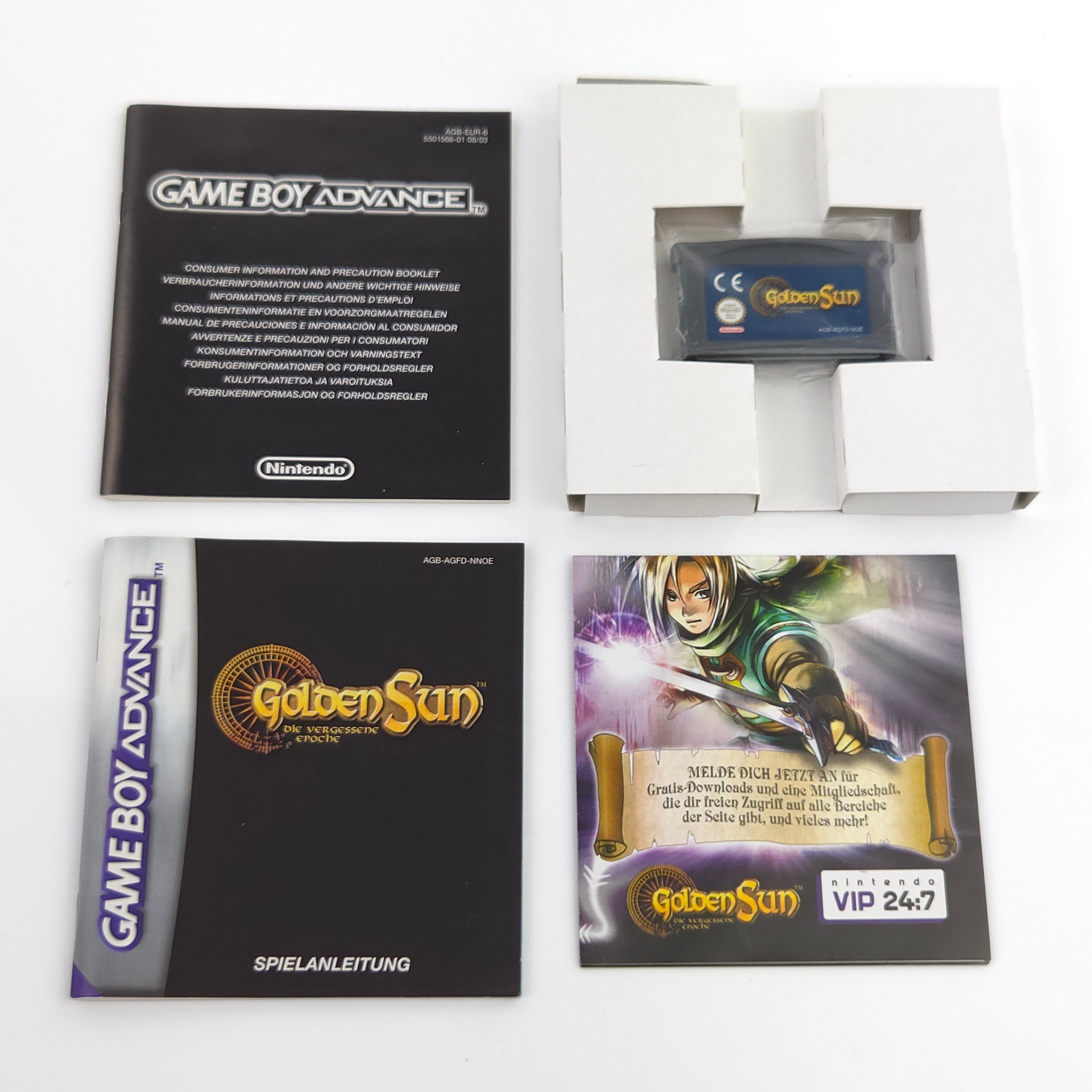 Game Boy Advance Spiel – Golden Sun Die vergessene Epoche OVP
