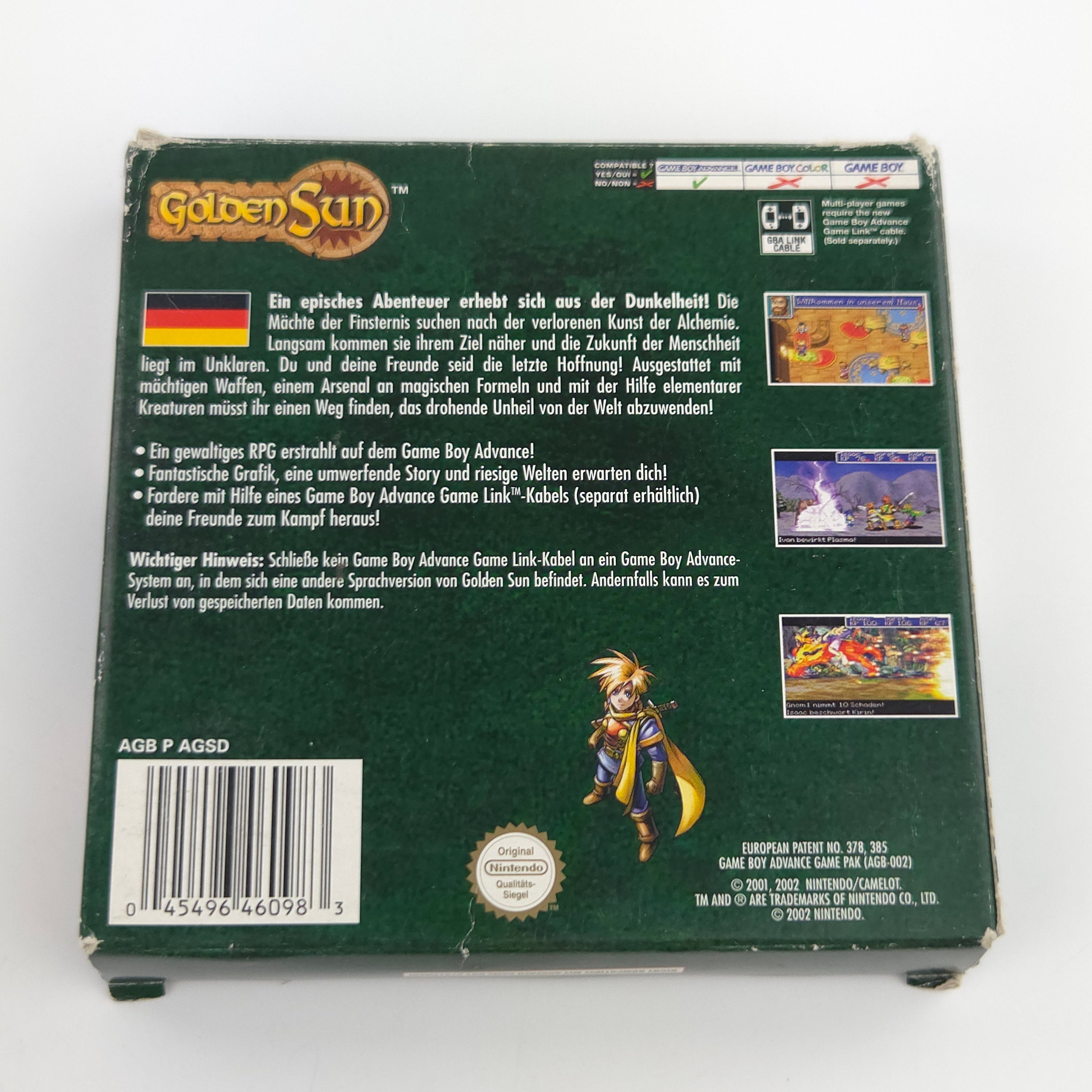 Game Boy Advance Spiel – Golden Sun (OVP PAL)