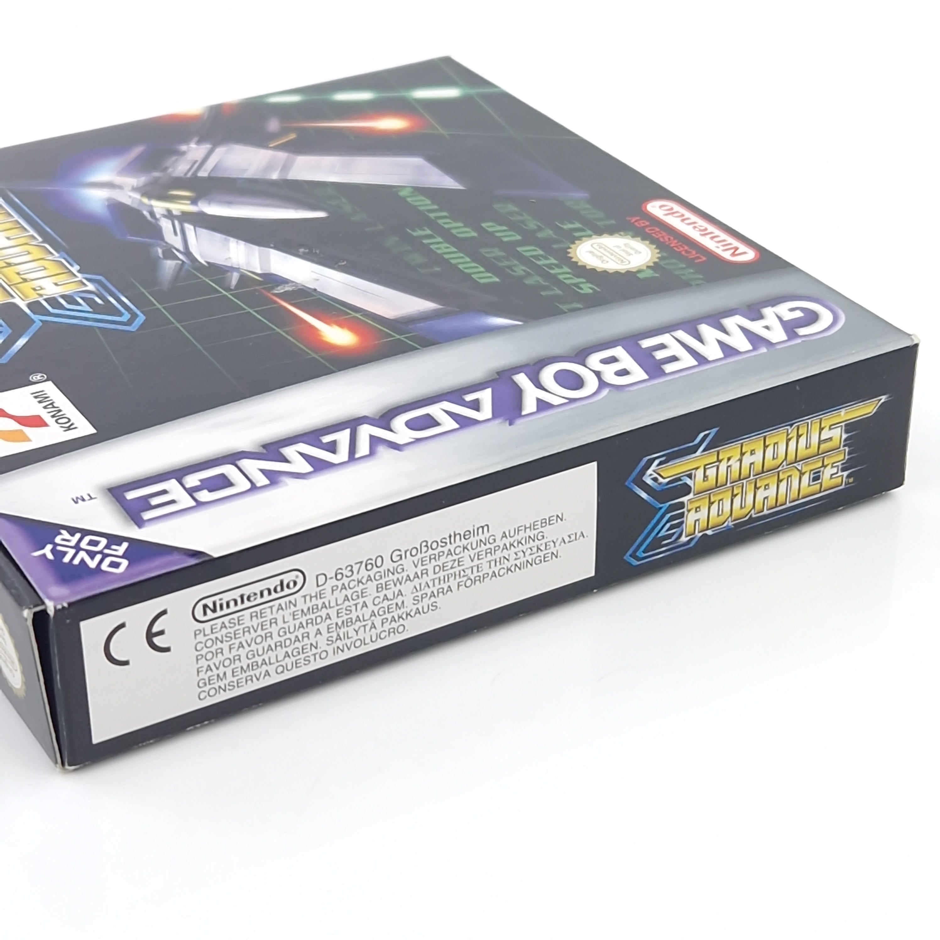 Game Boy Advance Spiel – Gradius Advance (OVP Anleitung)