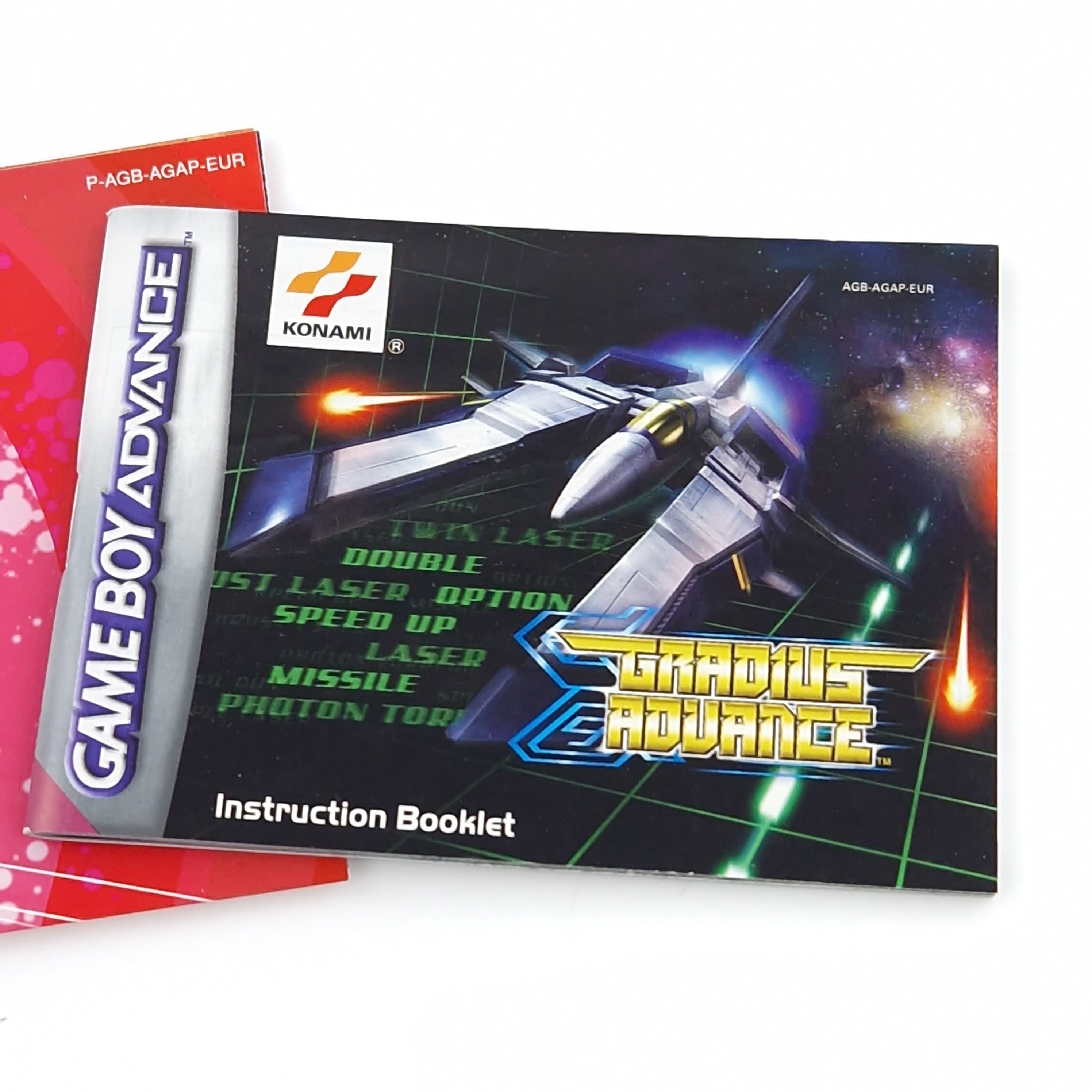 Game Boy Advance Spiel – Gradius Advance (OVP Anleitung)