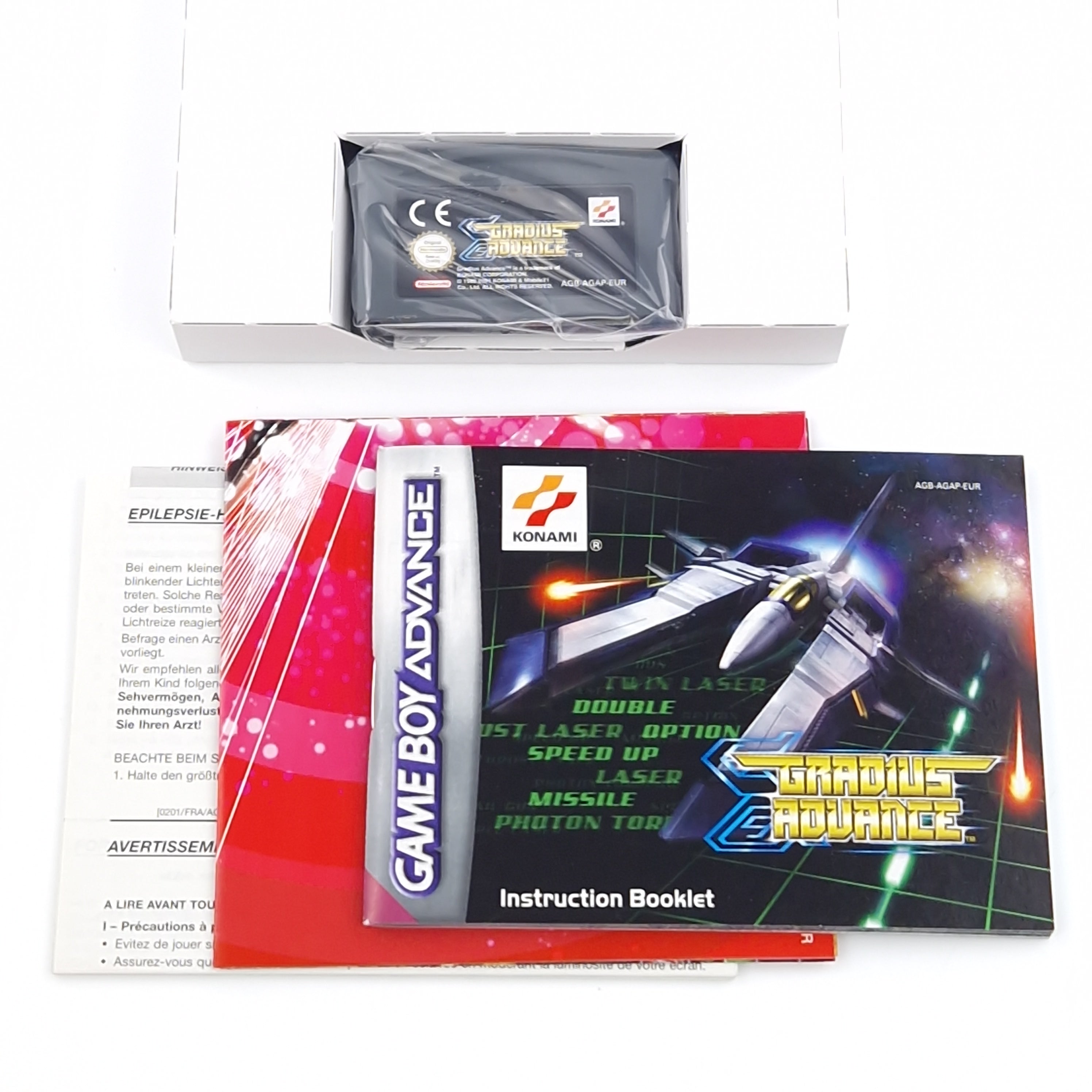 Game Boy Advance Spiel – Gradius Advance OVP PAL