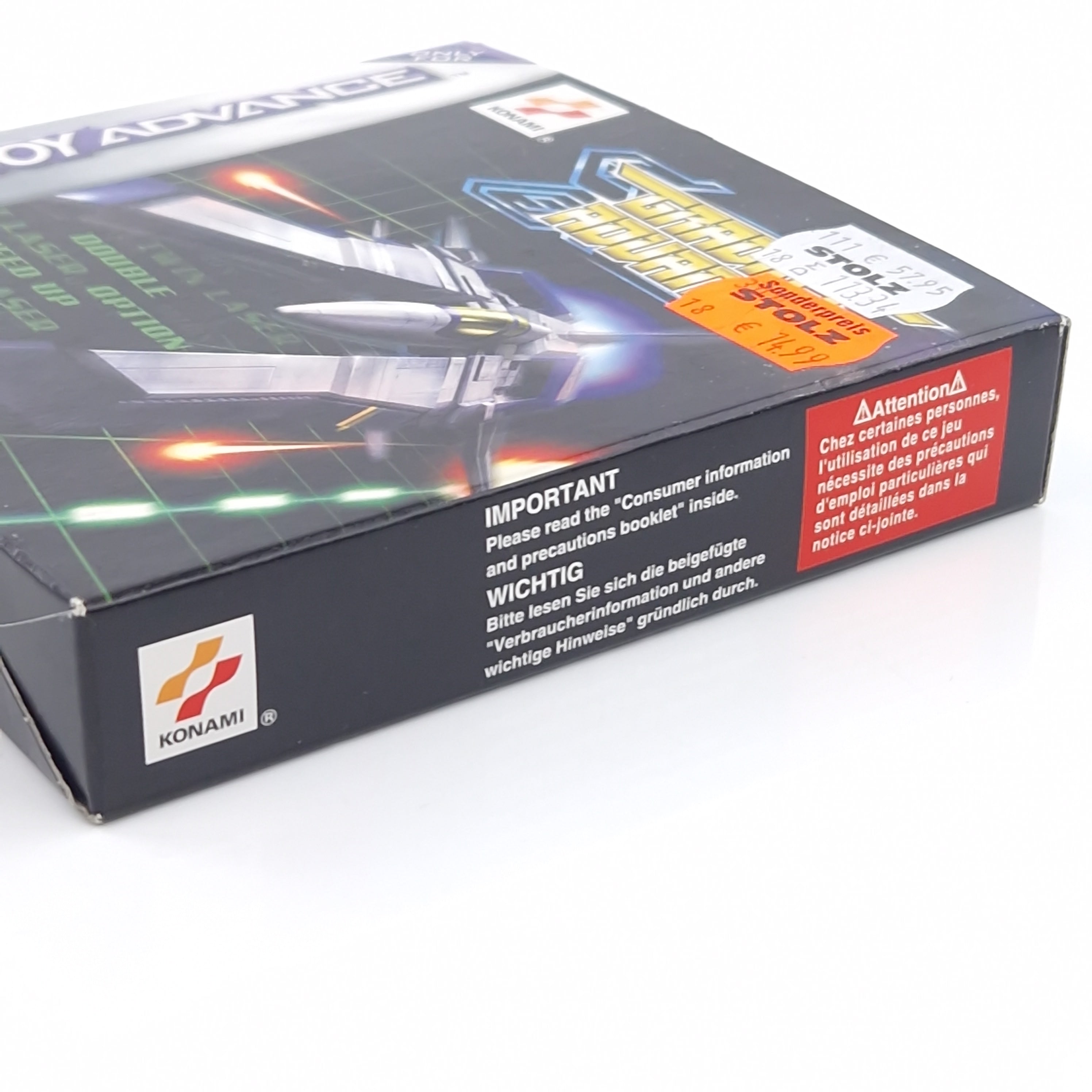 Game Boy Advance Spiel – Gradius Advance OVP PAL