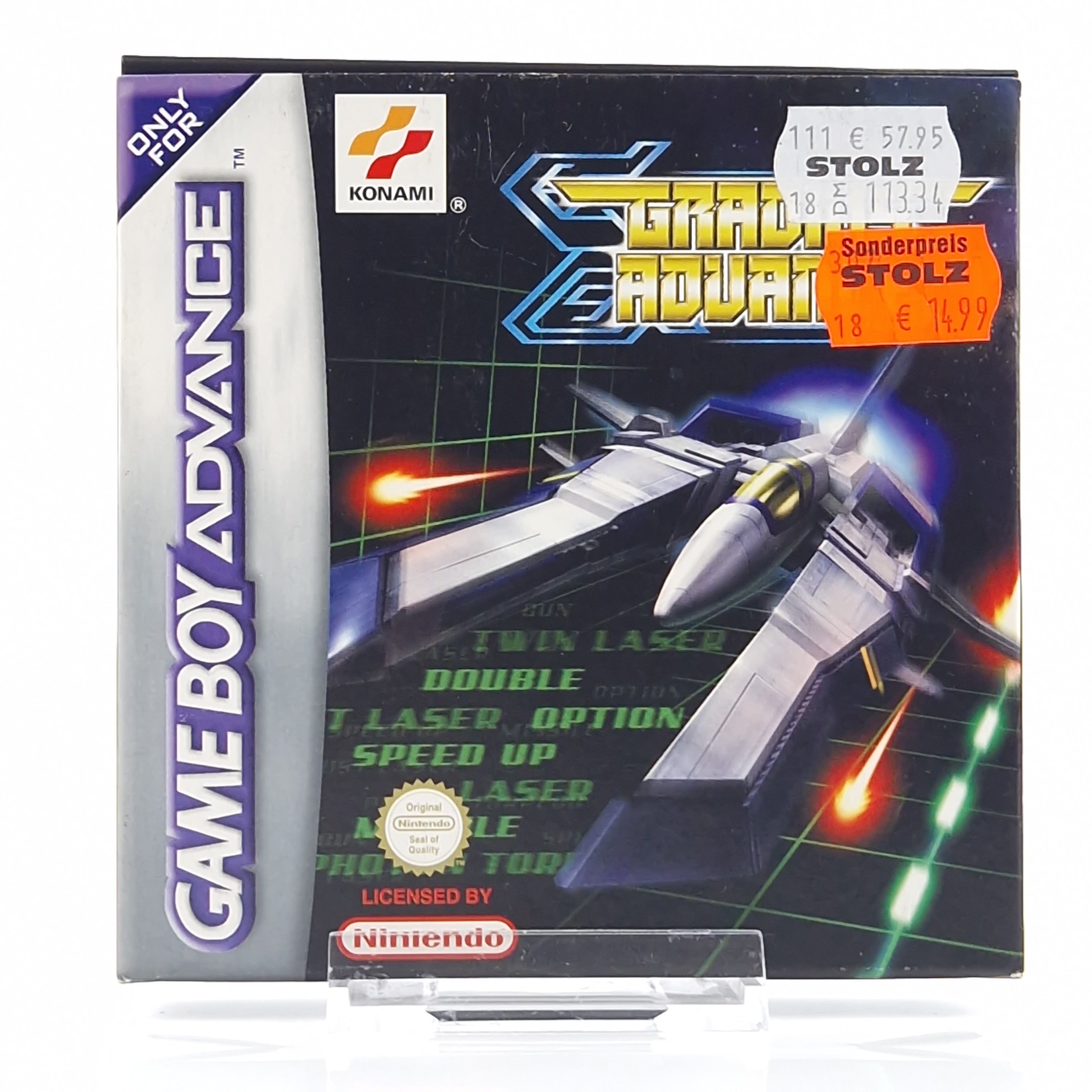 Game Boy Advance Spiel – Gradius Advance OVP PAL