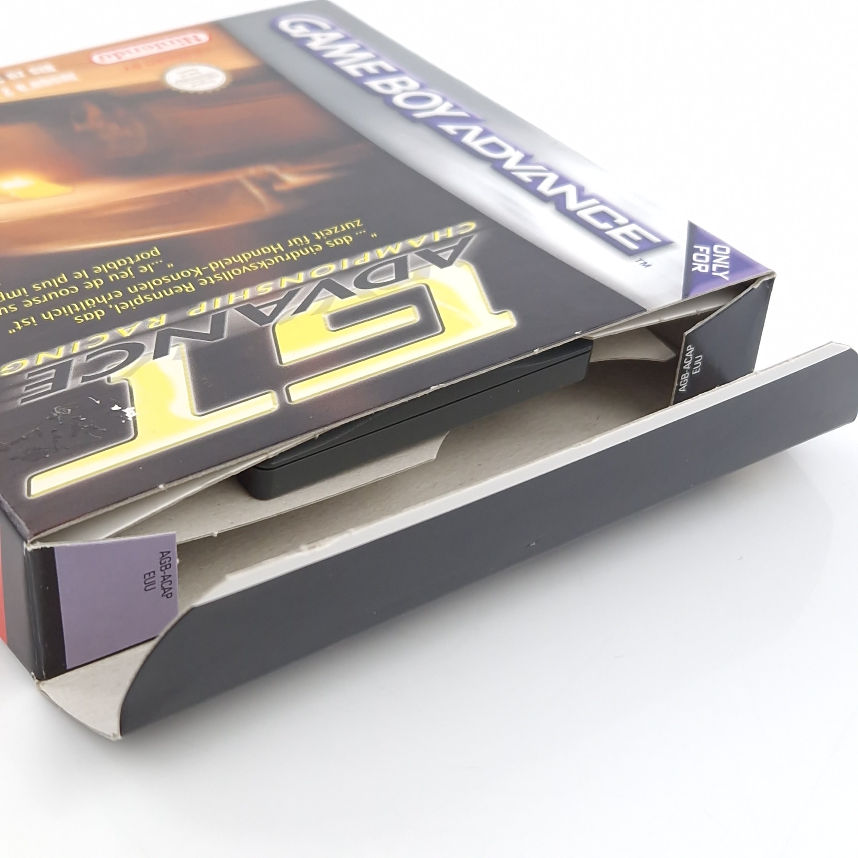 Game Boy Advance Spiel – GT Advance Championship Racing OVP PAL