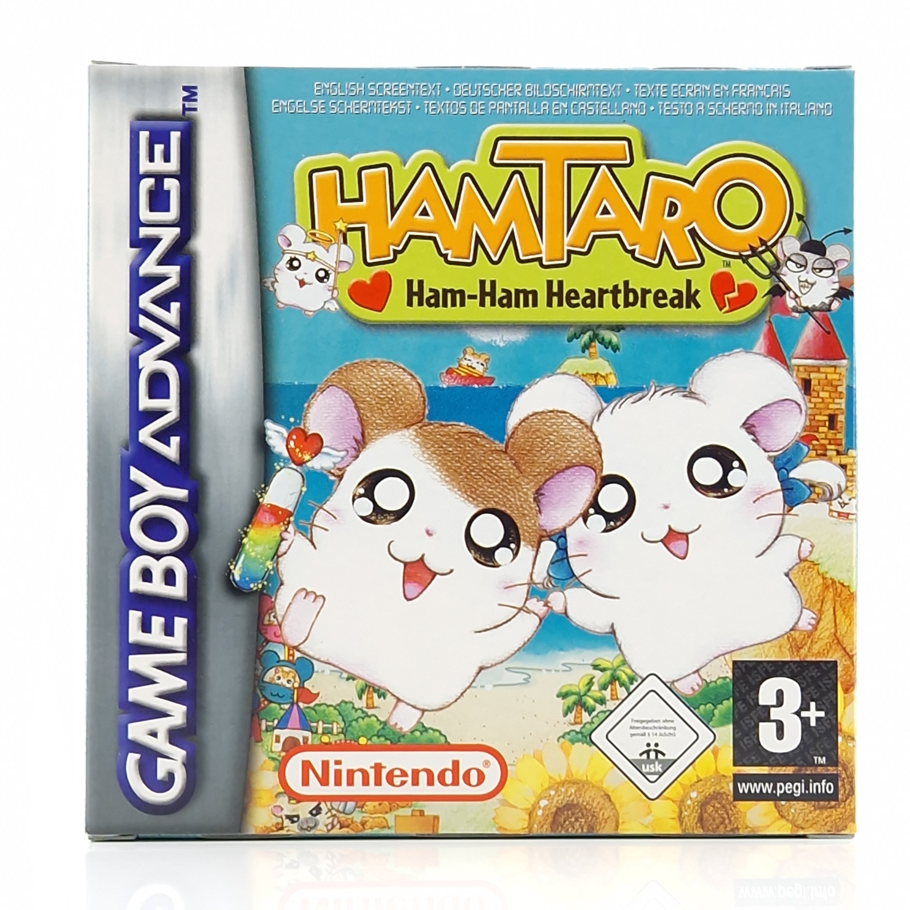 Nintendo Game Boy Advance Spiel – Hamtaro Ham-Ham Heartbreak OVP