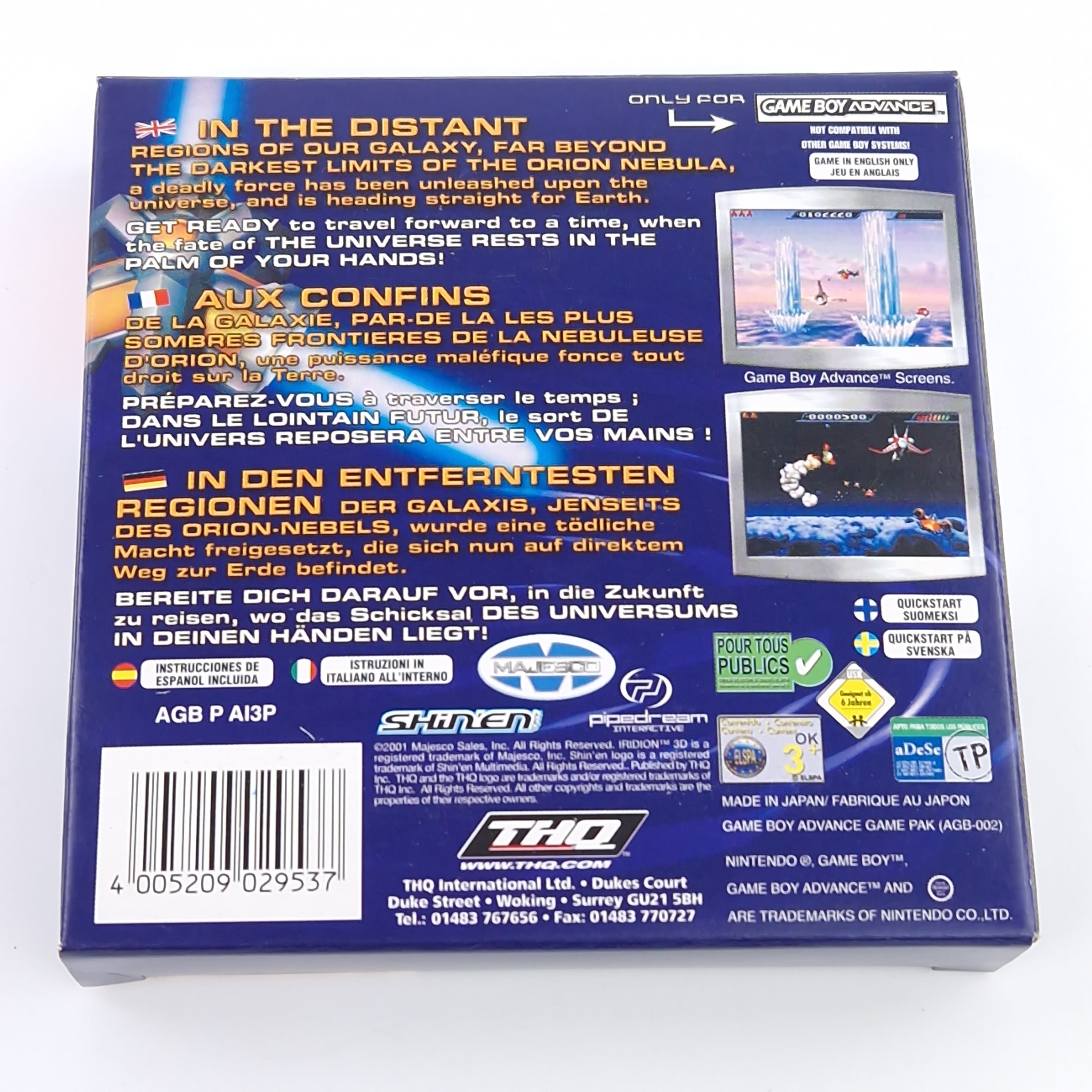 Nintendo Game Boy Advance Spiel – Iridon 3D (OVP PAL)