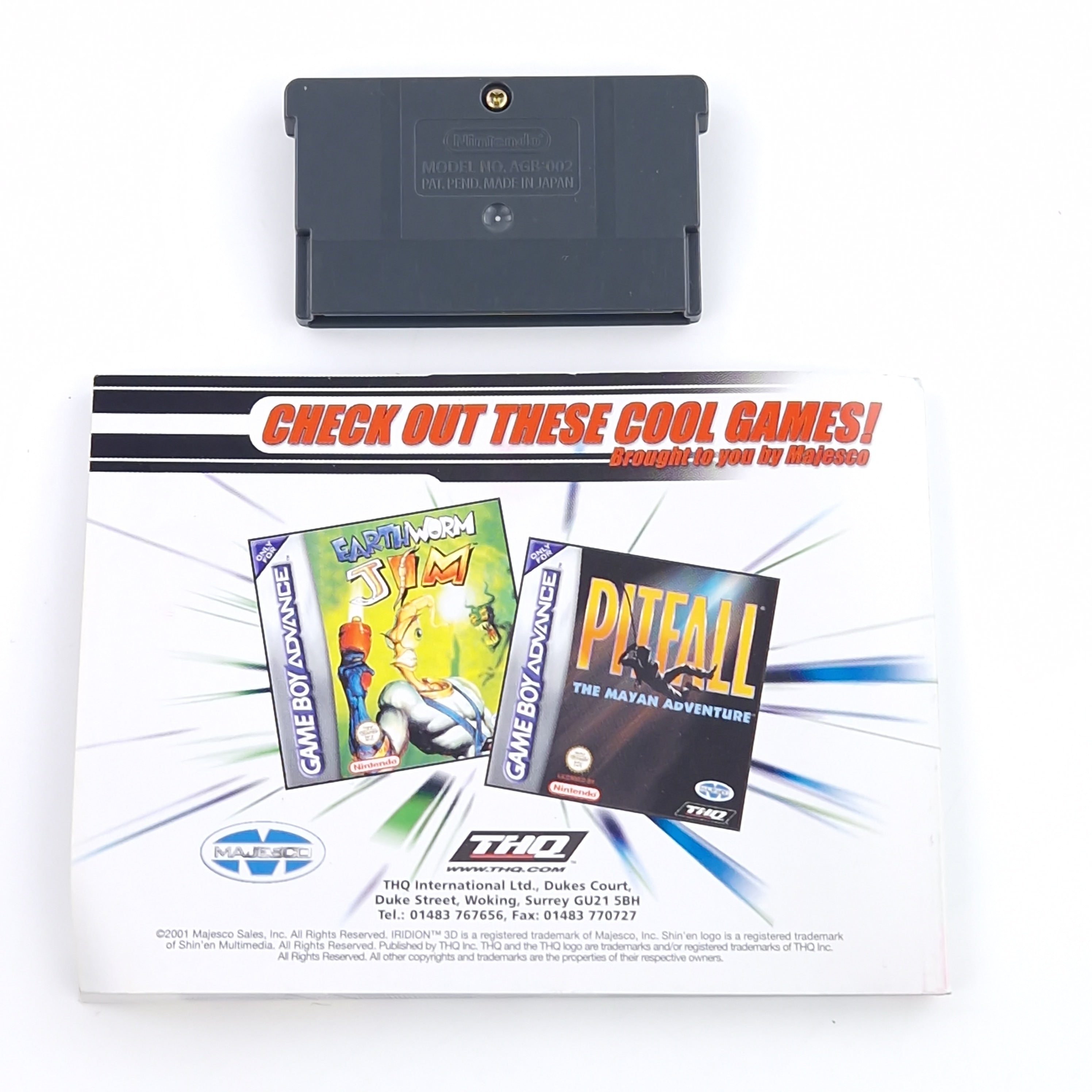 Nintendo Game Boy Advance Spiel – Iridon 3D (OVP PAL)