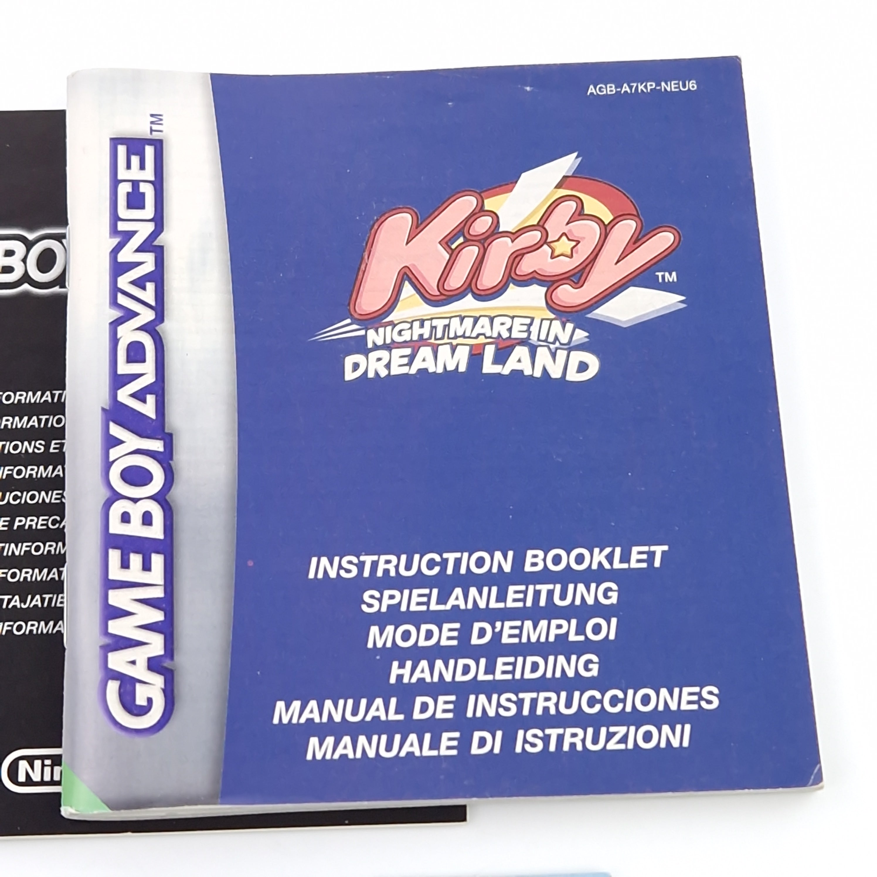 Game Boy Advance Spiel – Kirby Nightmare in Dream Land OVP PAL