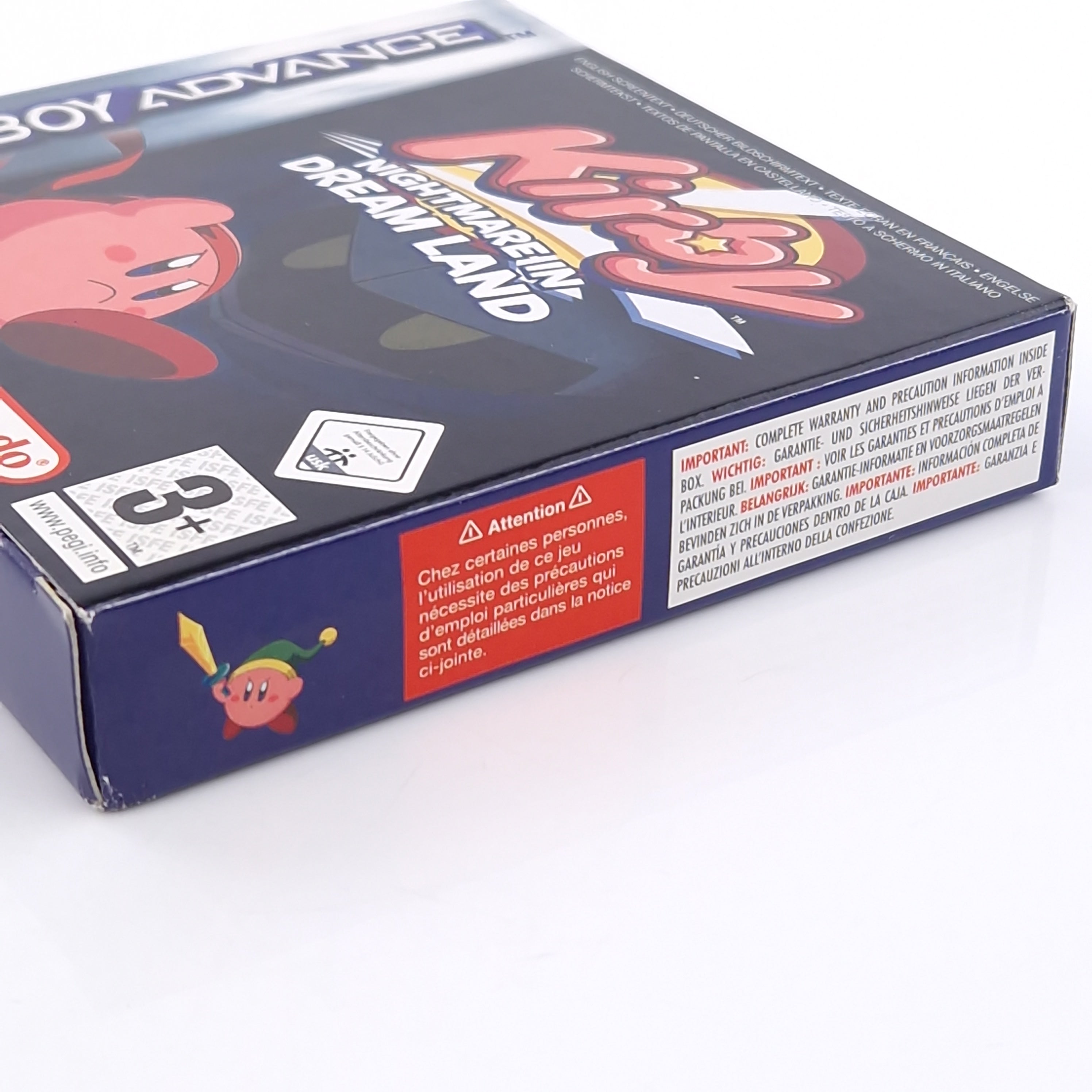 Game Boy Advance Spiel – Kirby Nightmare in Dream Land OVP PAL