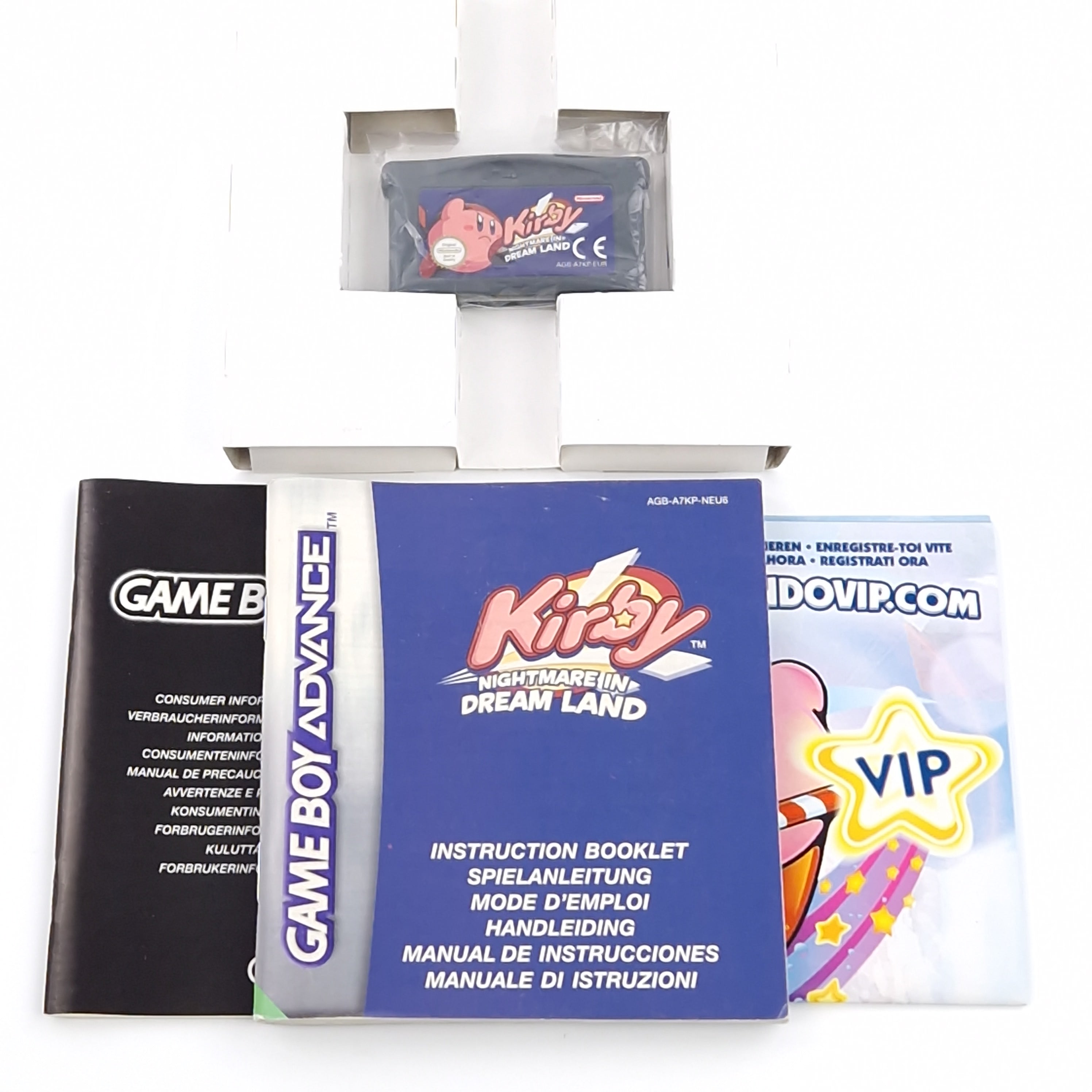 Game Boy Advance Spiel – Kirby Nightmare in Dream Land OVP PAL