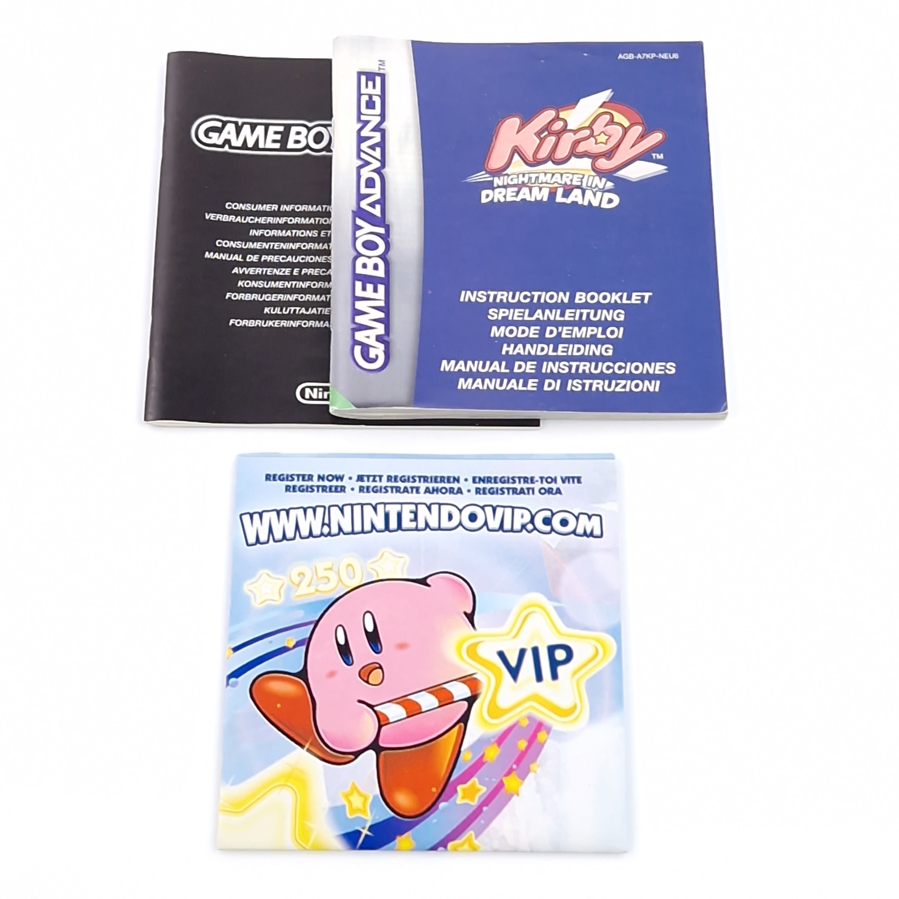 Game Boy Advance Spiel – Kirby Nightmare in Dream Land OVP PAL