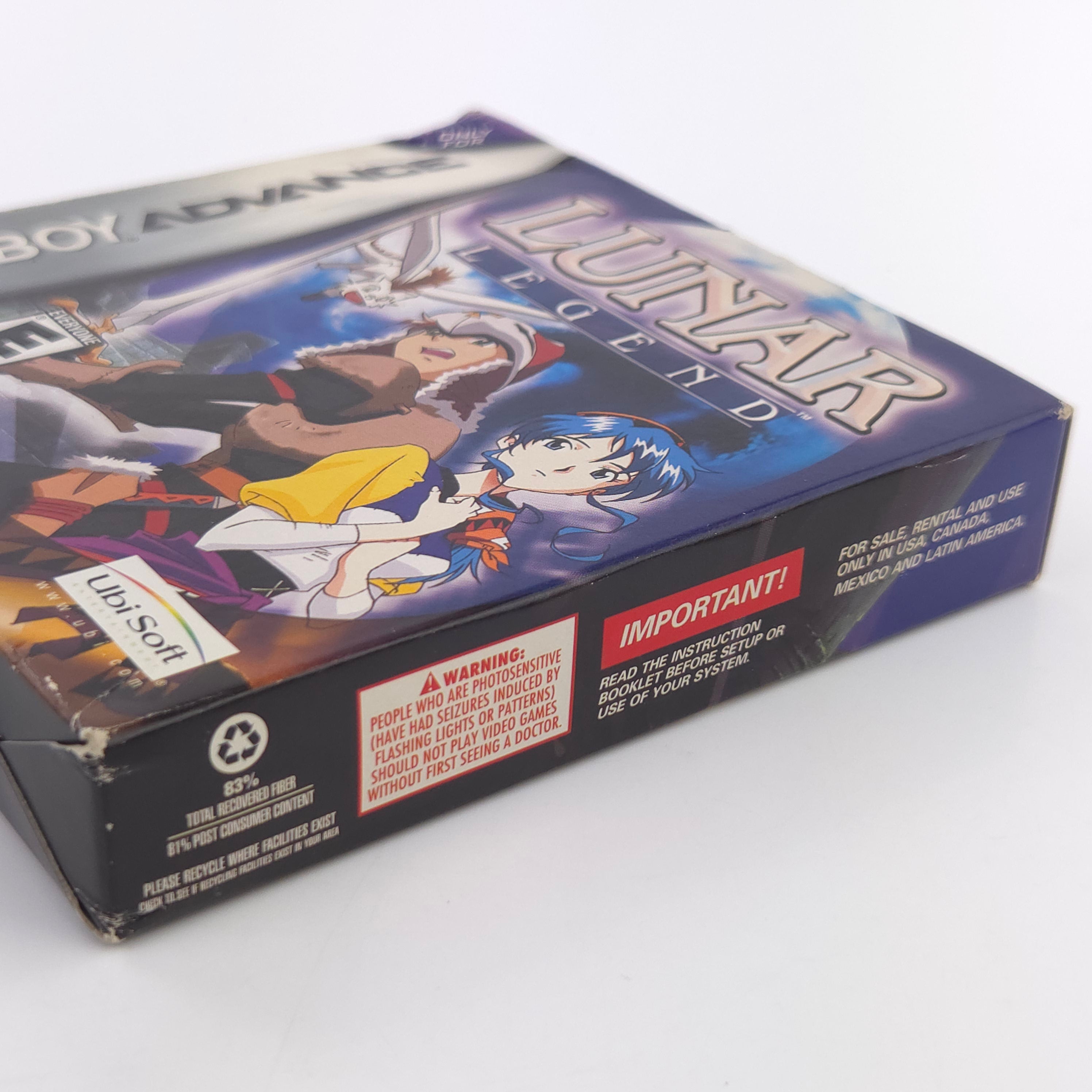 Game Boy Advance Spiel – Lunar Legend (OVP USA)