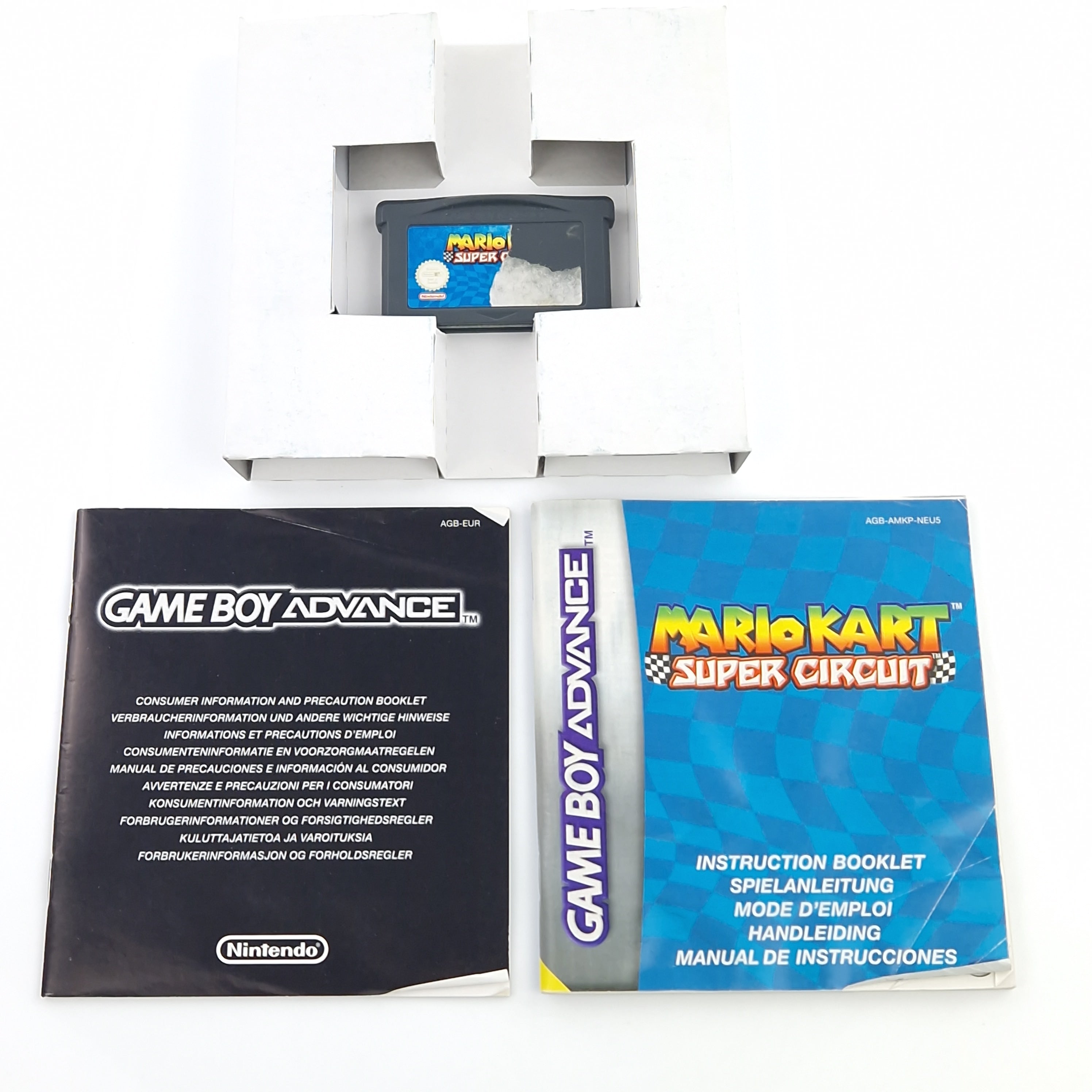 Game Boy Advance Spiel – Mario Kart Super Circuit OVP PAL