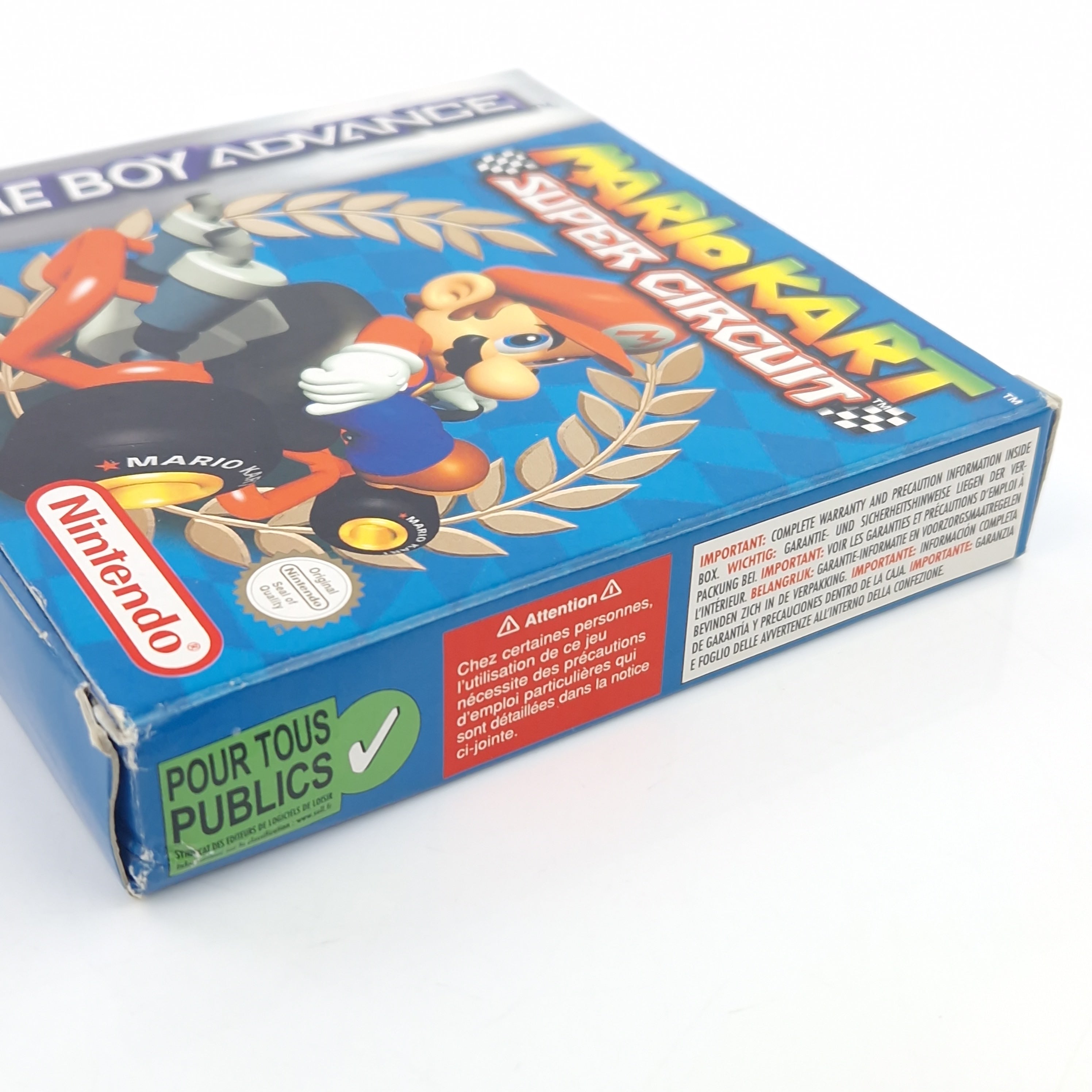 Game Boy Advance Spiel – Mario Kart Super Circuit OVP PAL