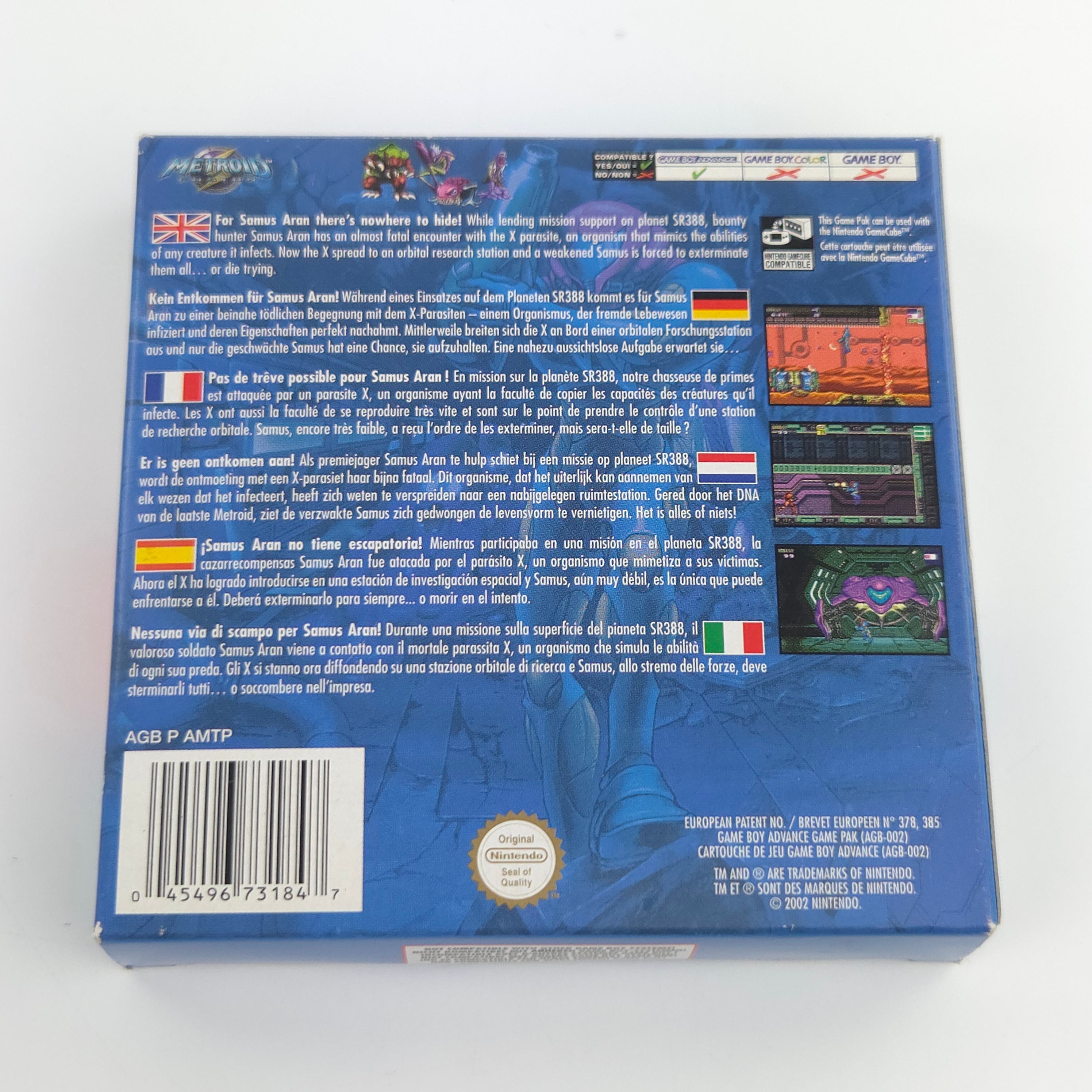 Game Boy Advance Spiel – Metroid Fusion (OVP PAL)