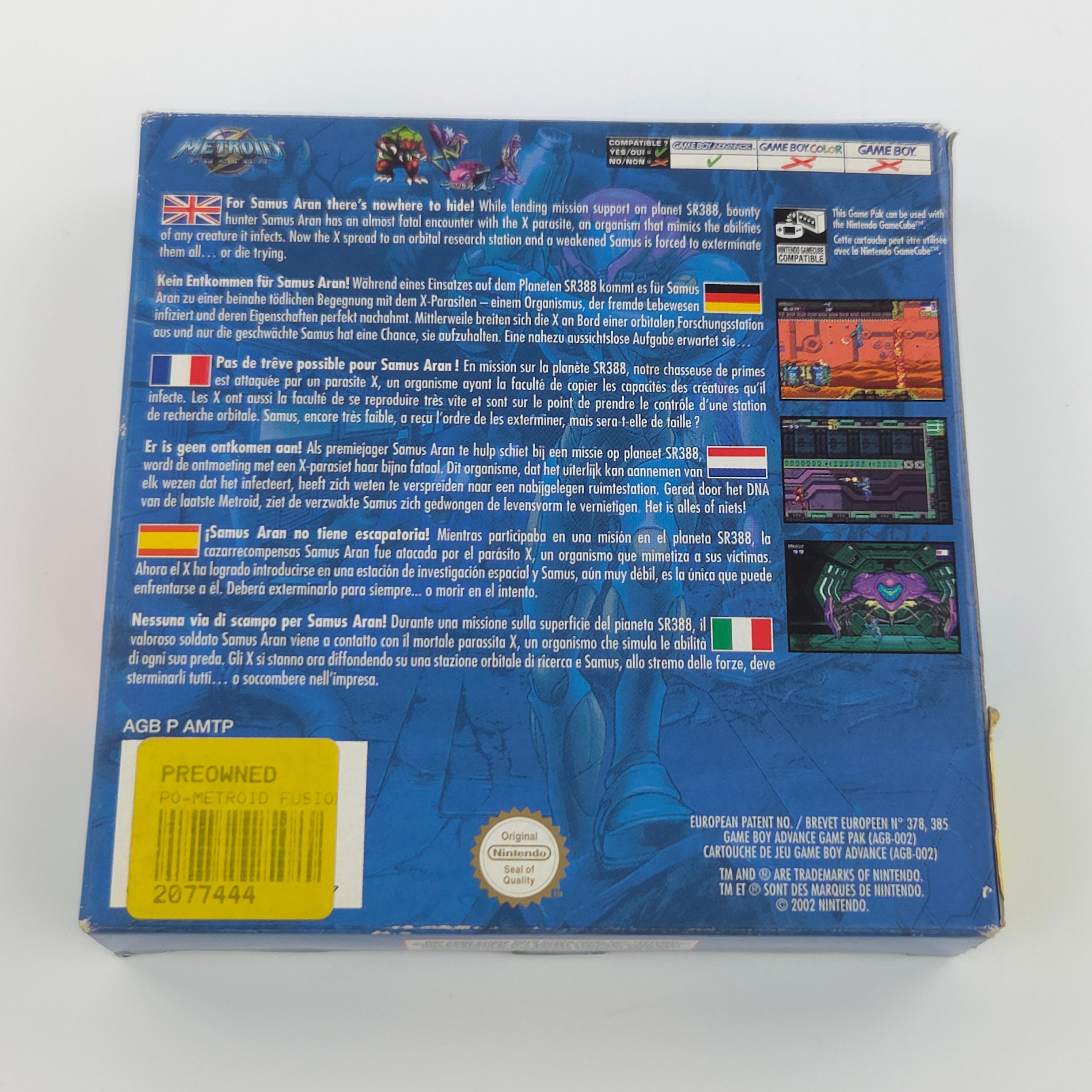 Game Boy Advance Spiel – Metroid Fusion (OVP PAL)