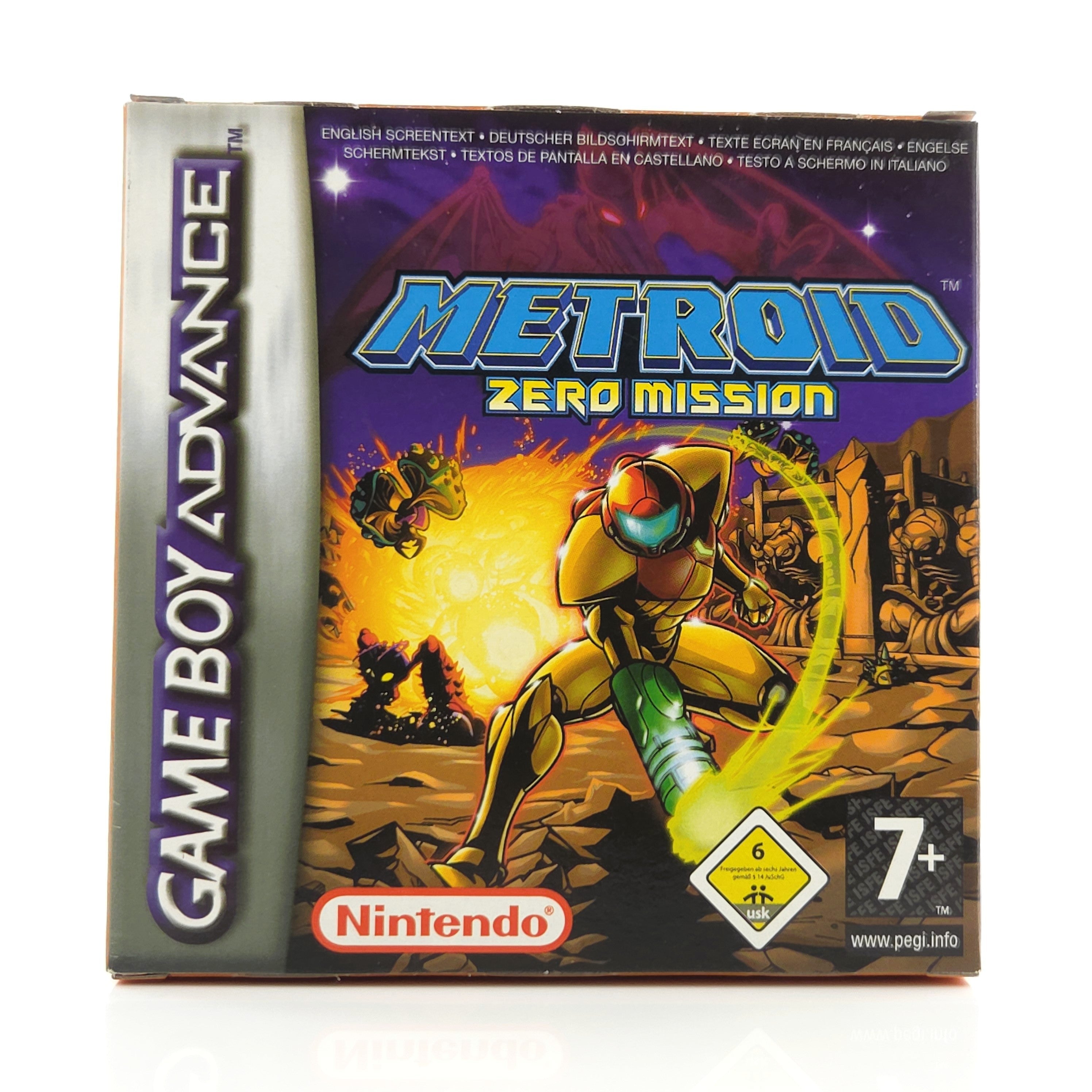 Game Boy Advance Spiel – Metroid Zero Mission OVP PAL
