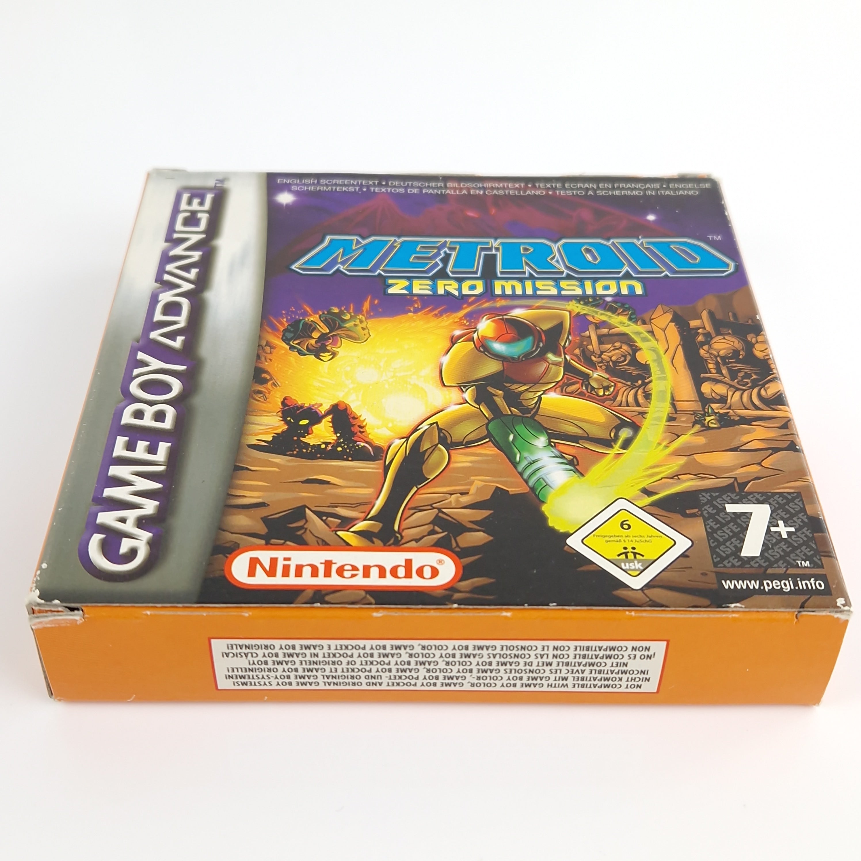 Game Boy Advance Spiel – Metroid Zero Mission + Guide