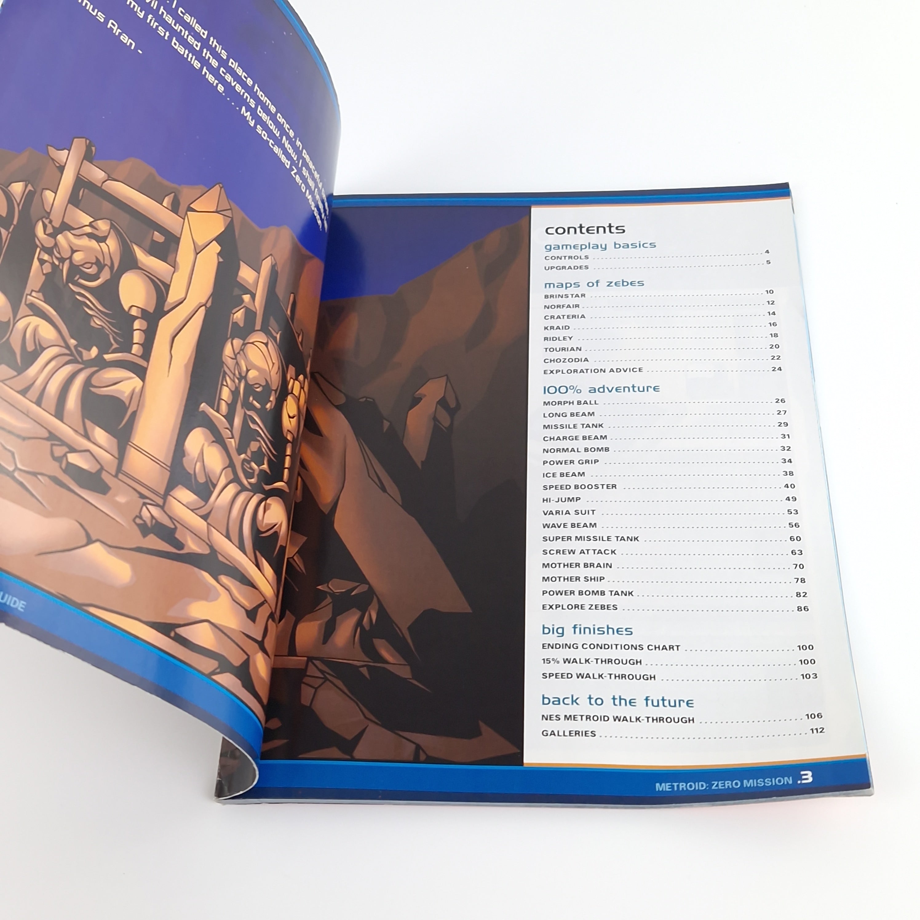 Game Boy Advance Spiel – Metroid Zero Mission + Guide