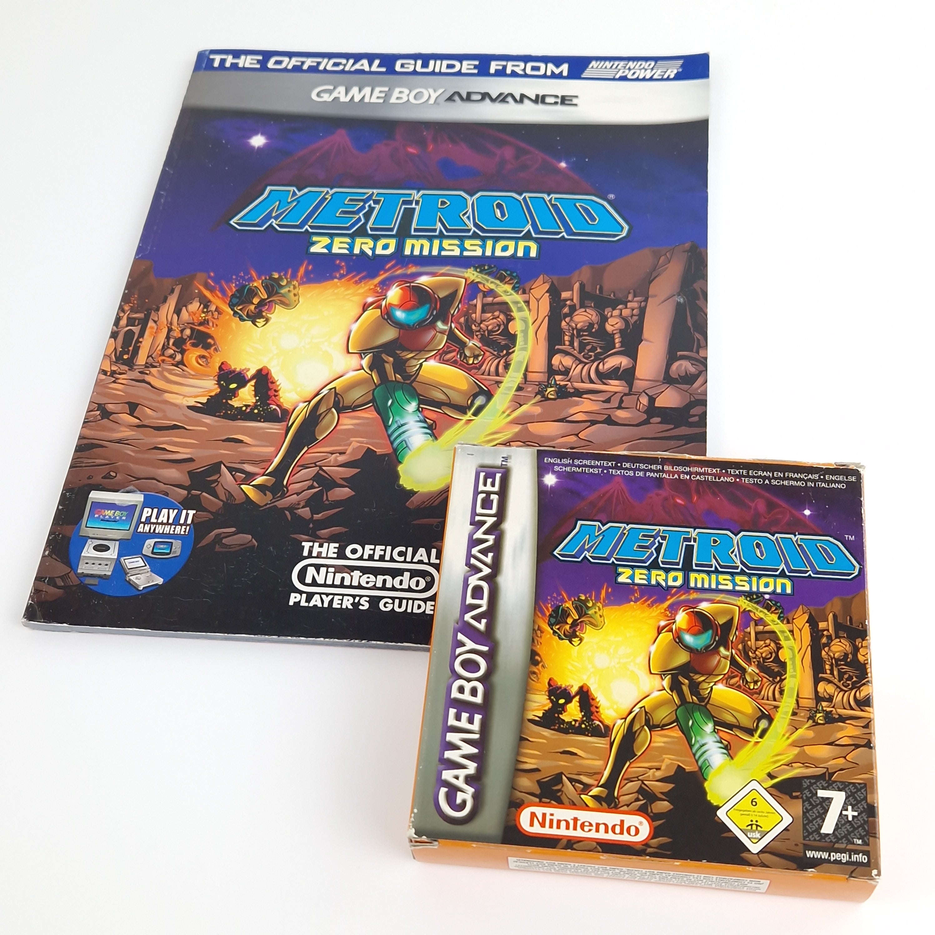 Game Boy Advance Spiel – Metroid Zero Mission + Guide