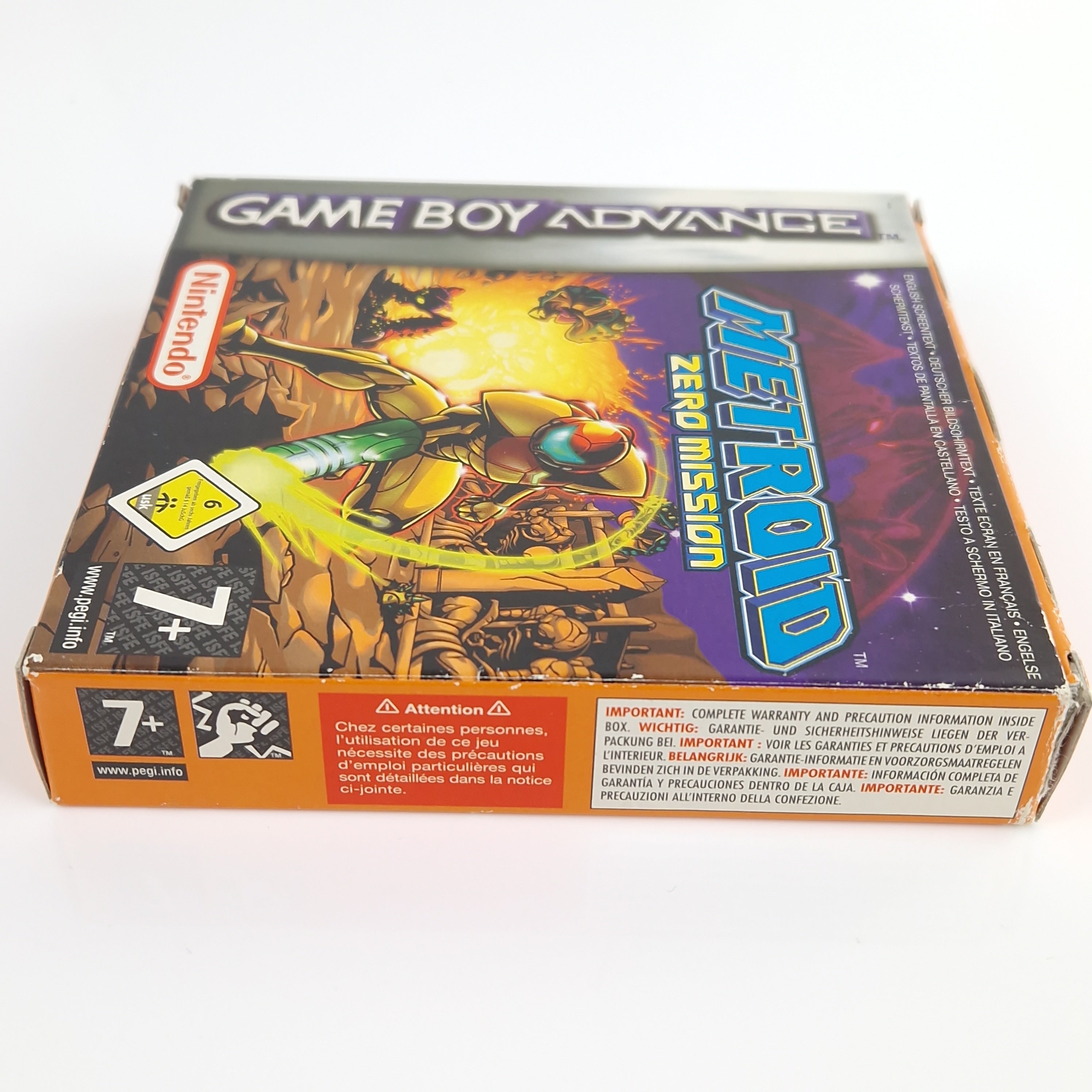 Game Boy Advance Spiel – Metroid Zero Mission + Guide
