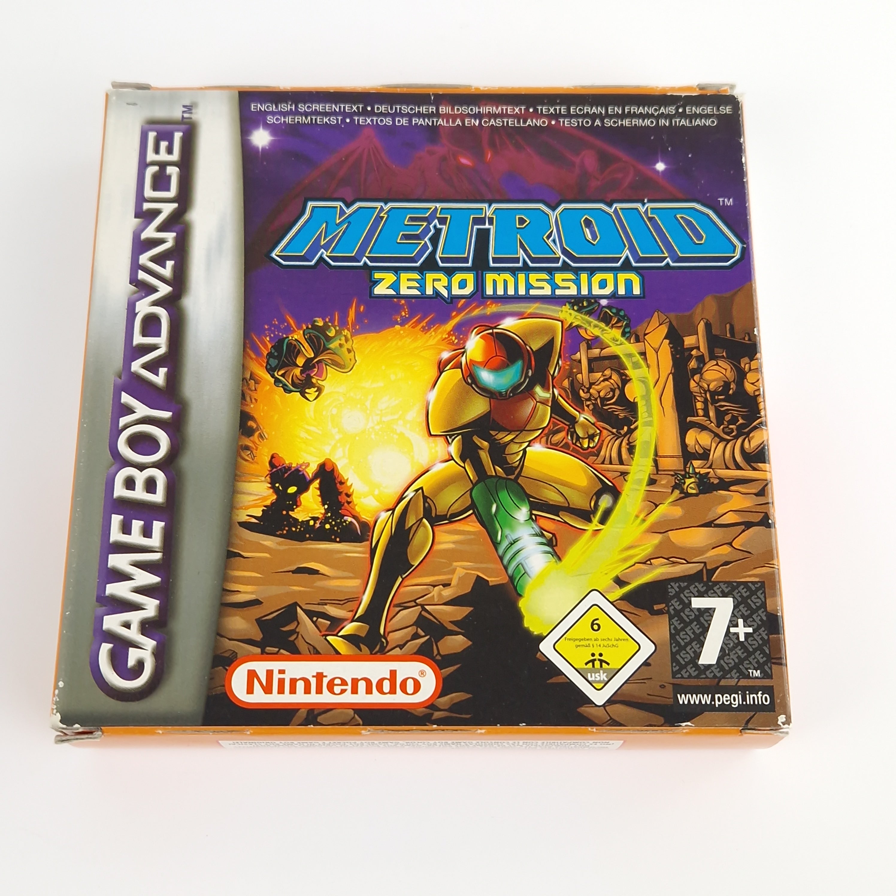 Game Boy Advance Spiel – Metroid Zero Mission + Guide