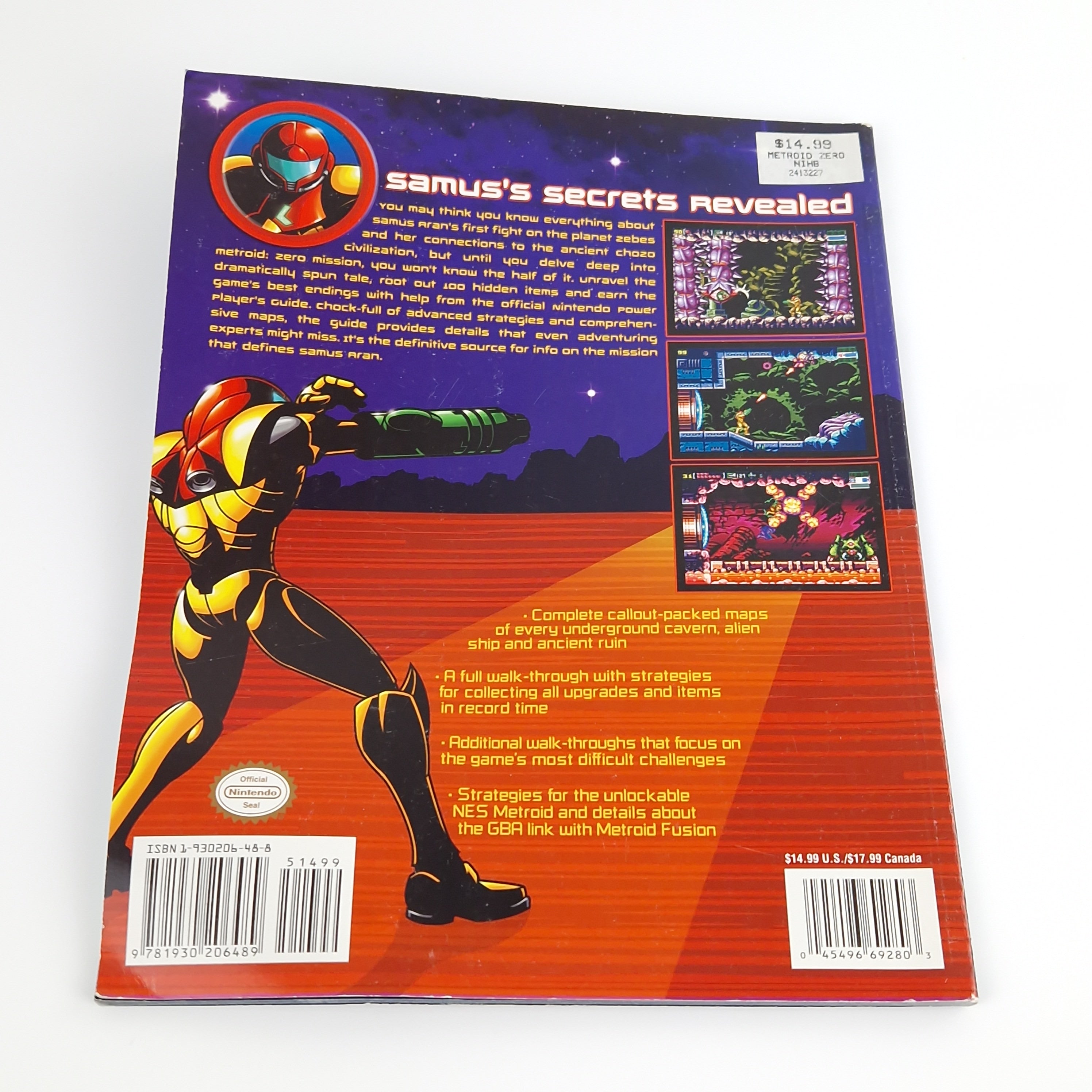 Game Boy Advance Spiel – Metroid Zero Mission + Guide