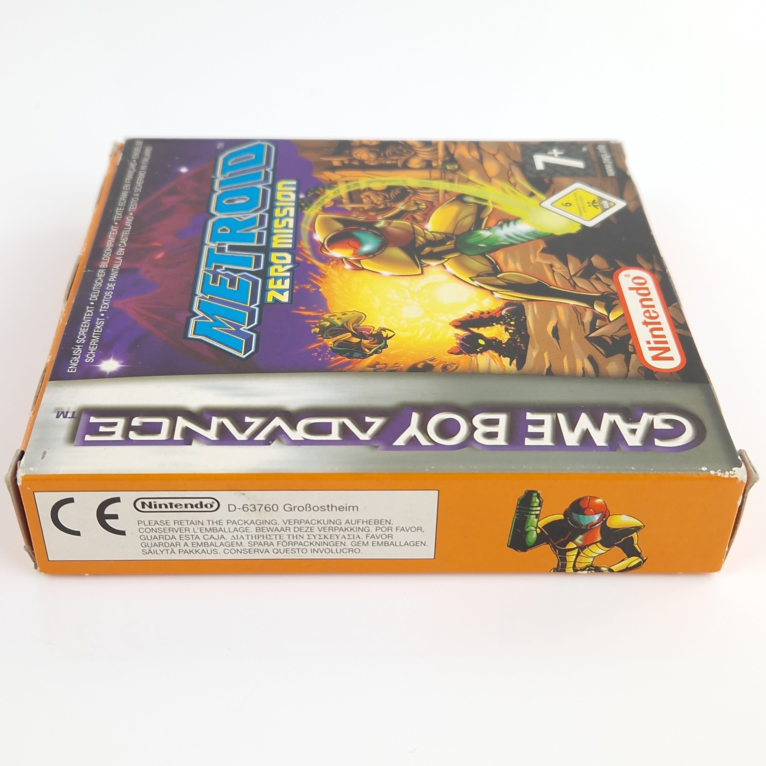 Game Boy Advance Spiel – Metroid Zero Mission + Guide