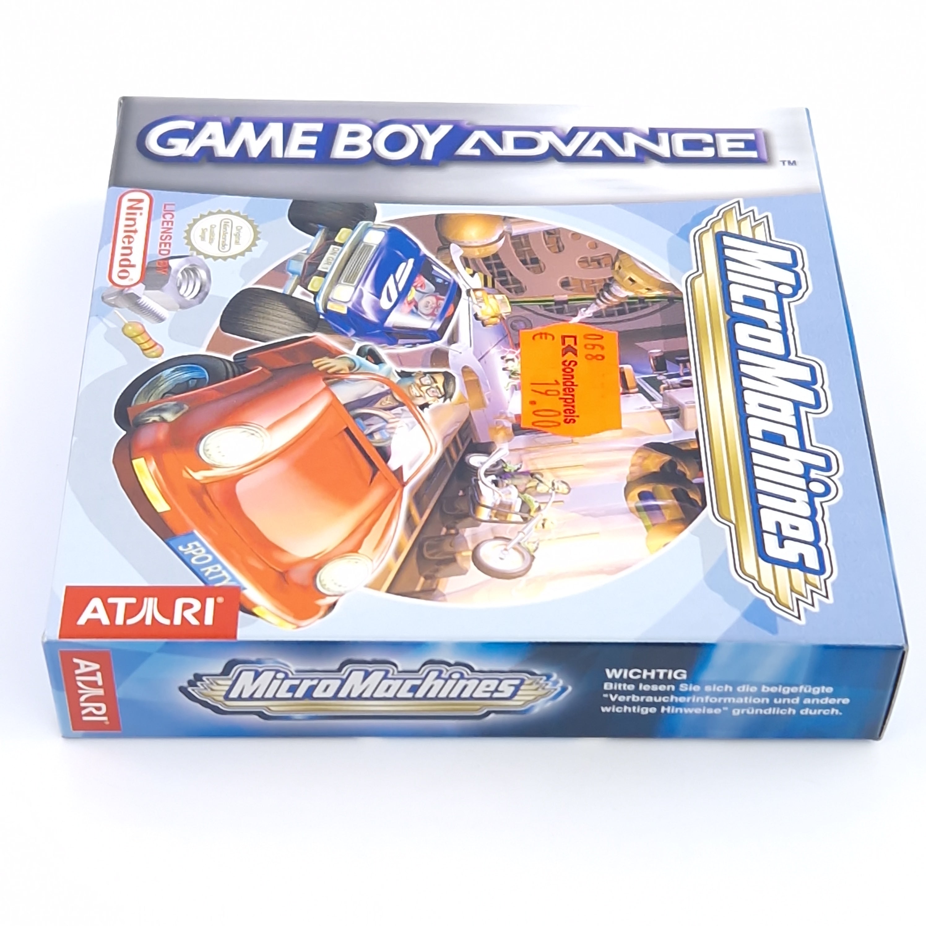 Game Boy Advance Spiel – Micro Machines (OVP PAL)