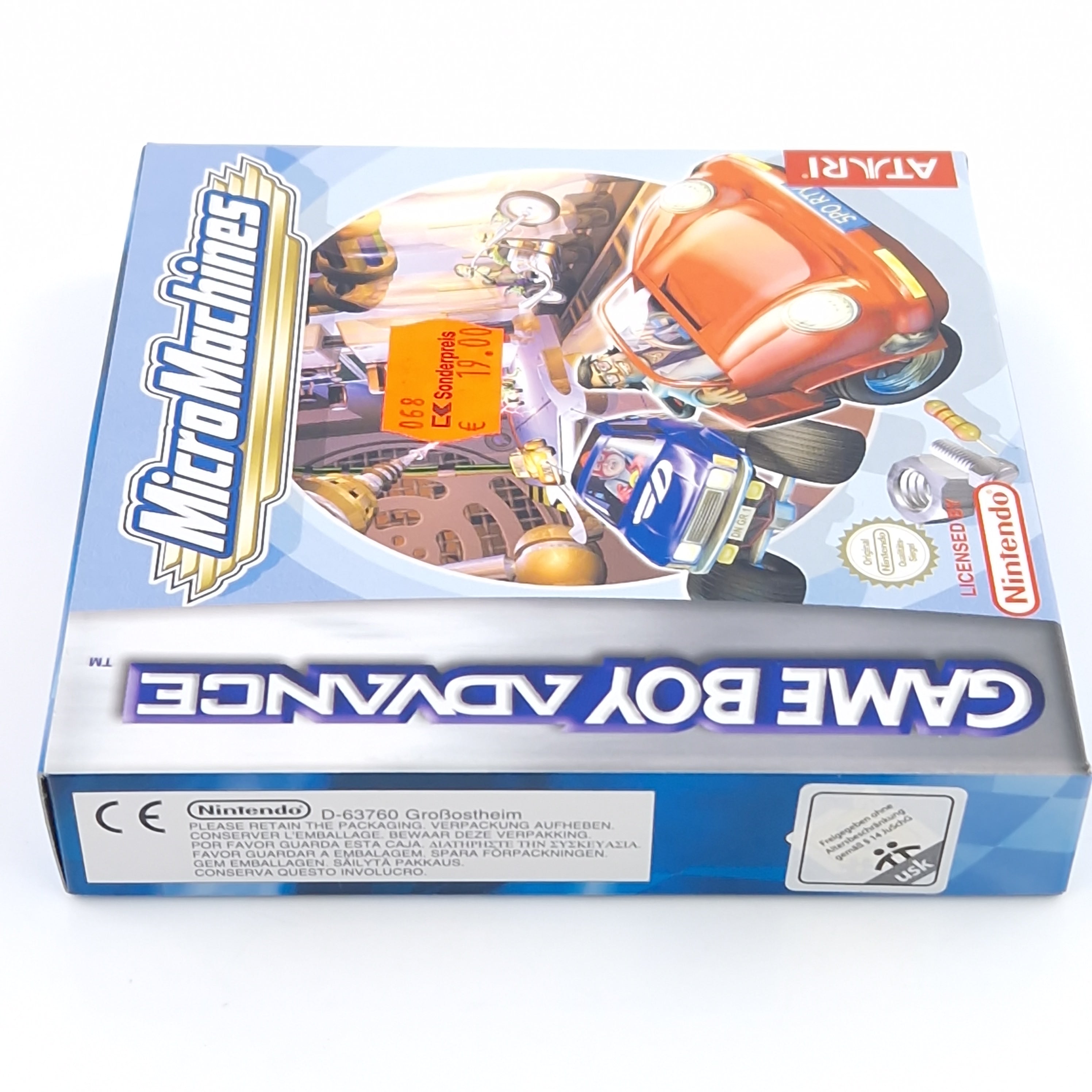 Game Boy Advance Spiel – Micro Machines (OVP PAL)