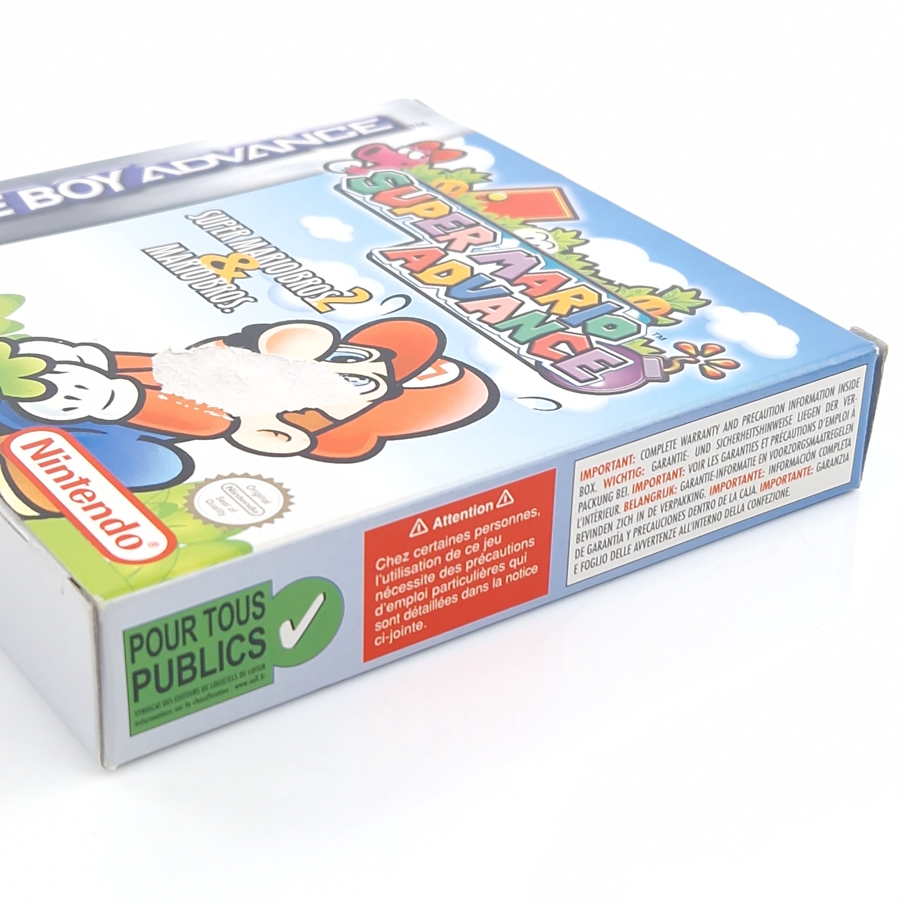 Game Boy Advance Spiel – Super Mario Advance 2 OVP PAL