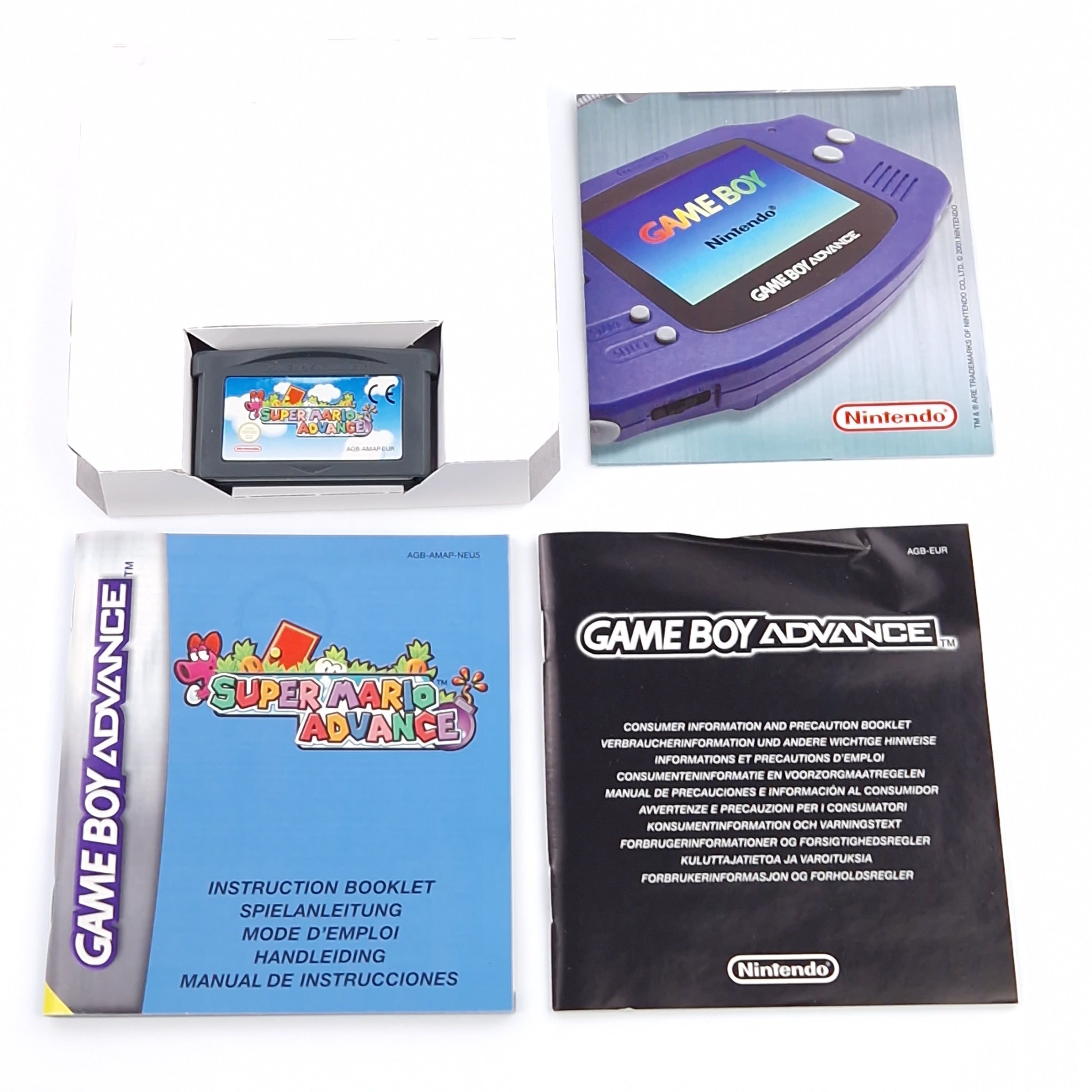 Game Boy Advance Spiel – Super Mario Advance 2 OVP PAL