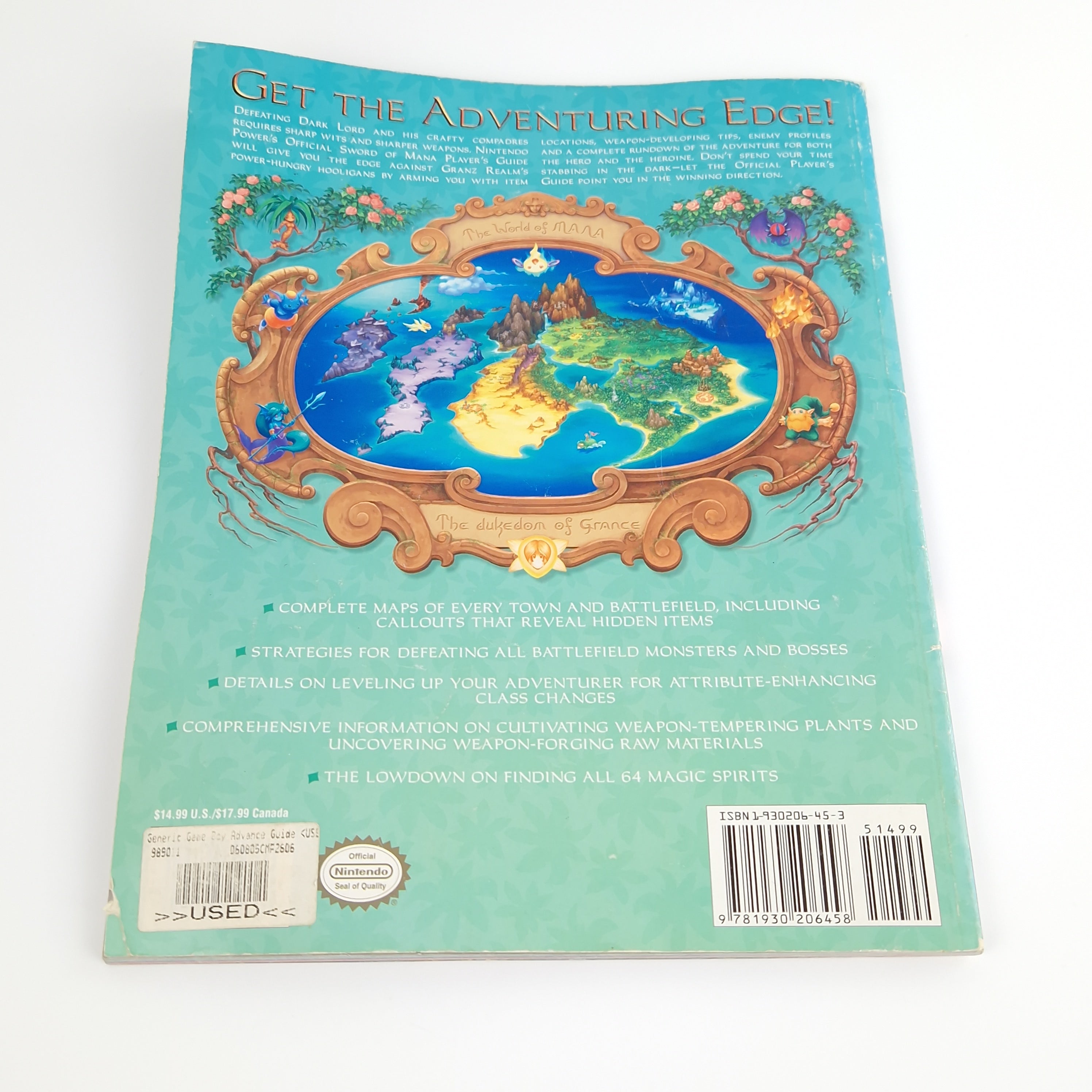 Game Boy Advance Spiel – Sword of Mana mit Power Guide OVP