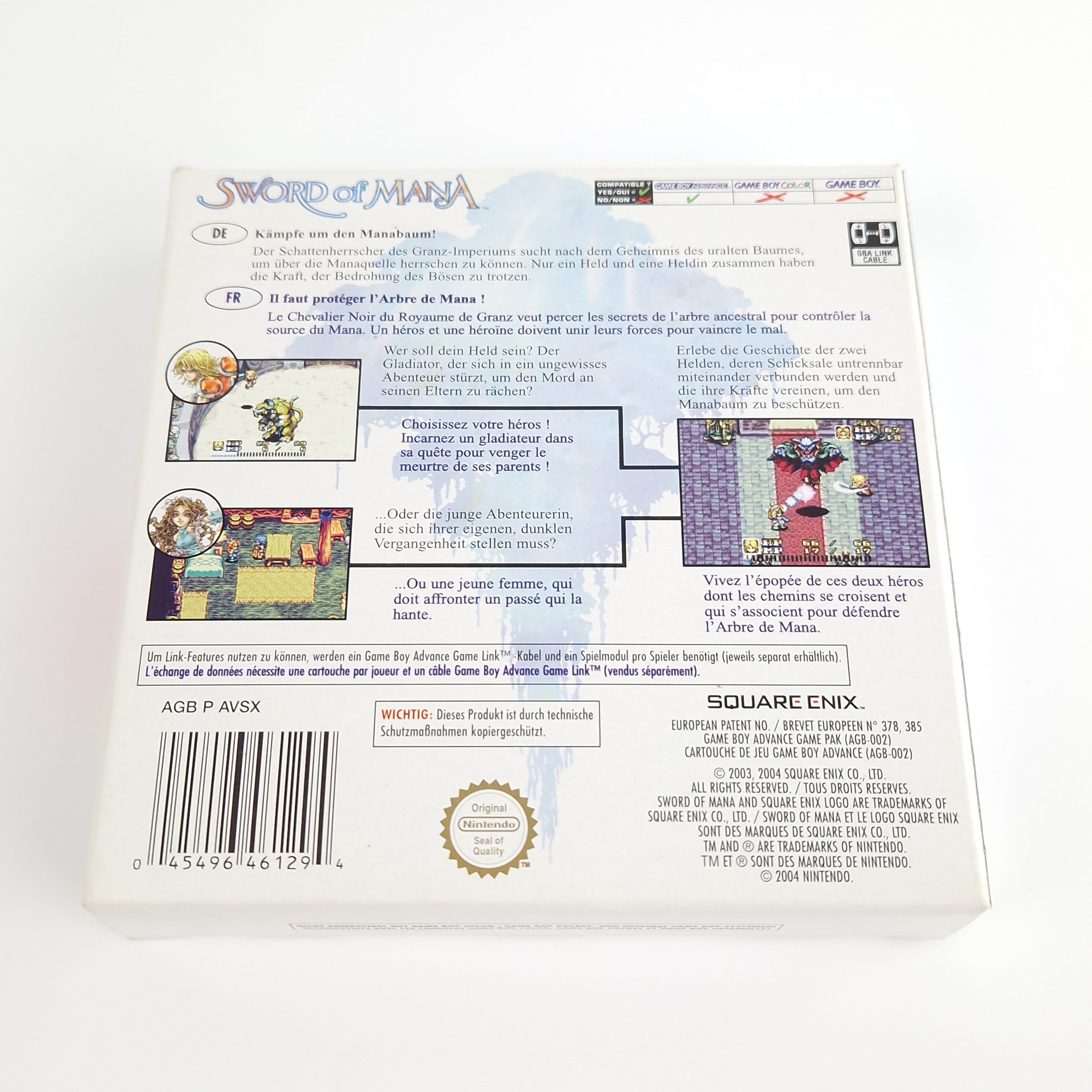 Game Boy Advance Spiel – Sword of Mana mit Power Guide OVP
