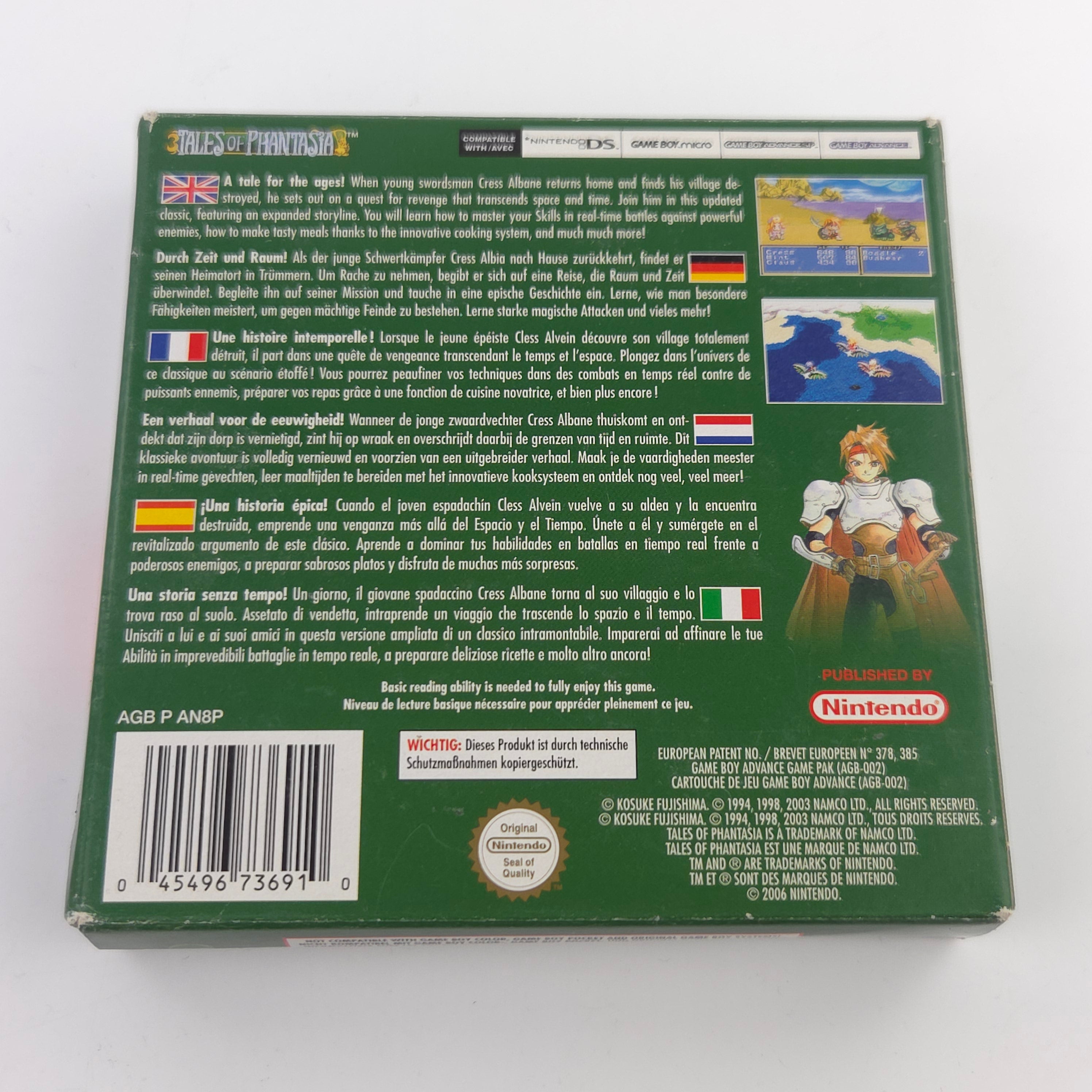 Game Boy Advance Spiel – Tales of Phantasia (OVP PAL)