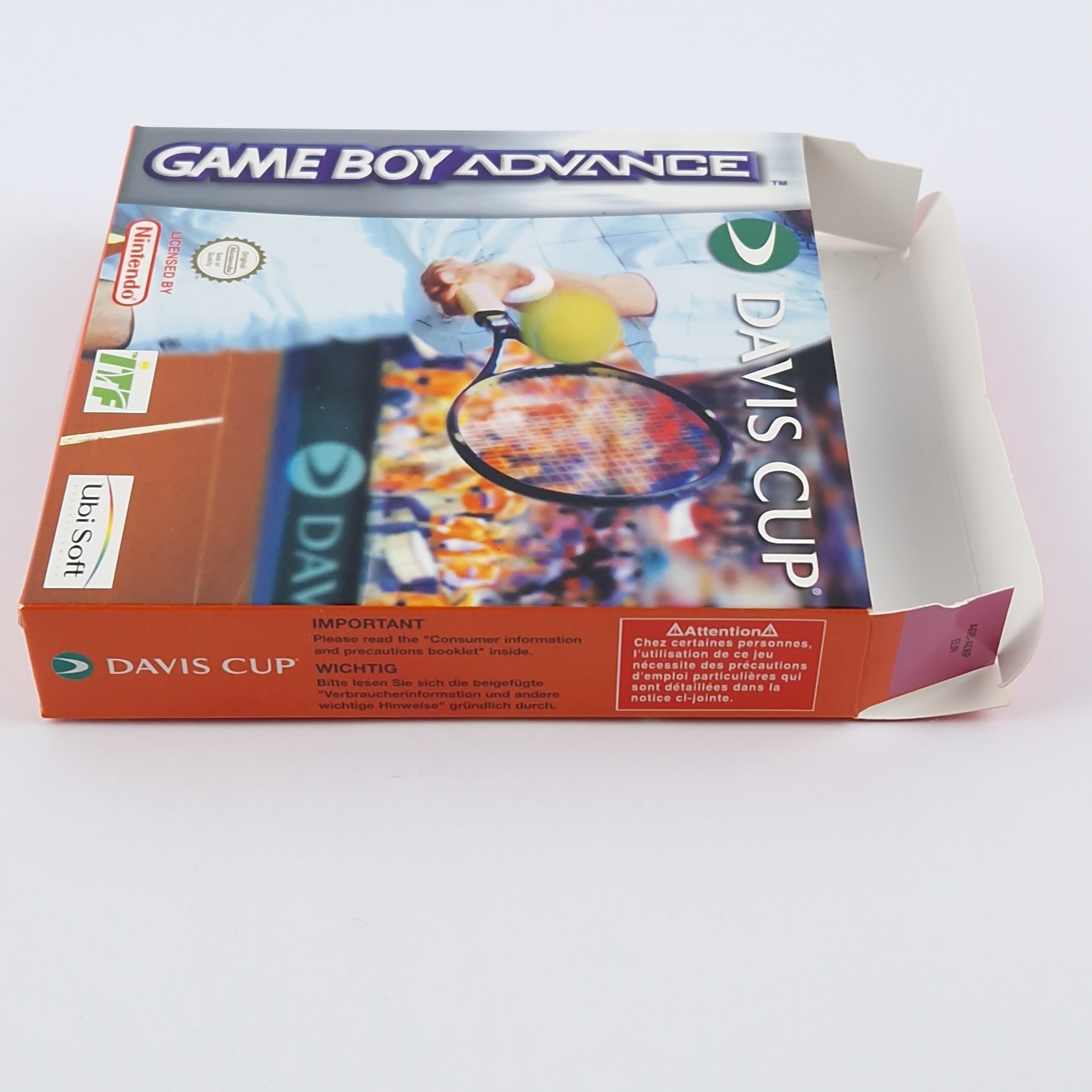 Game Boy Advance Spiel – Tennis Davis Cup (OVP Anleitung)