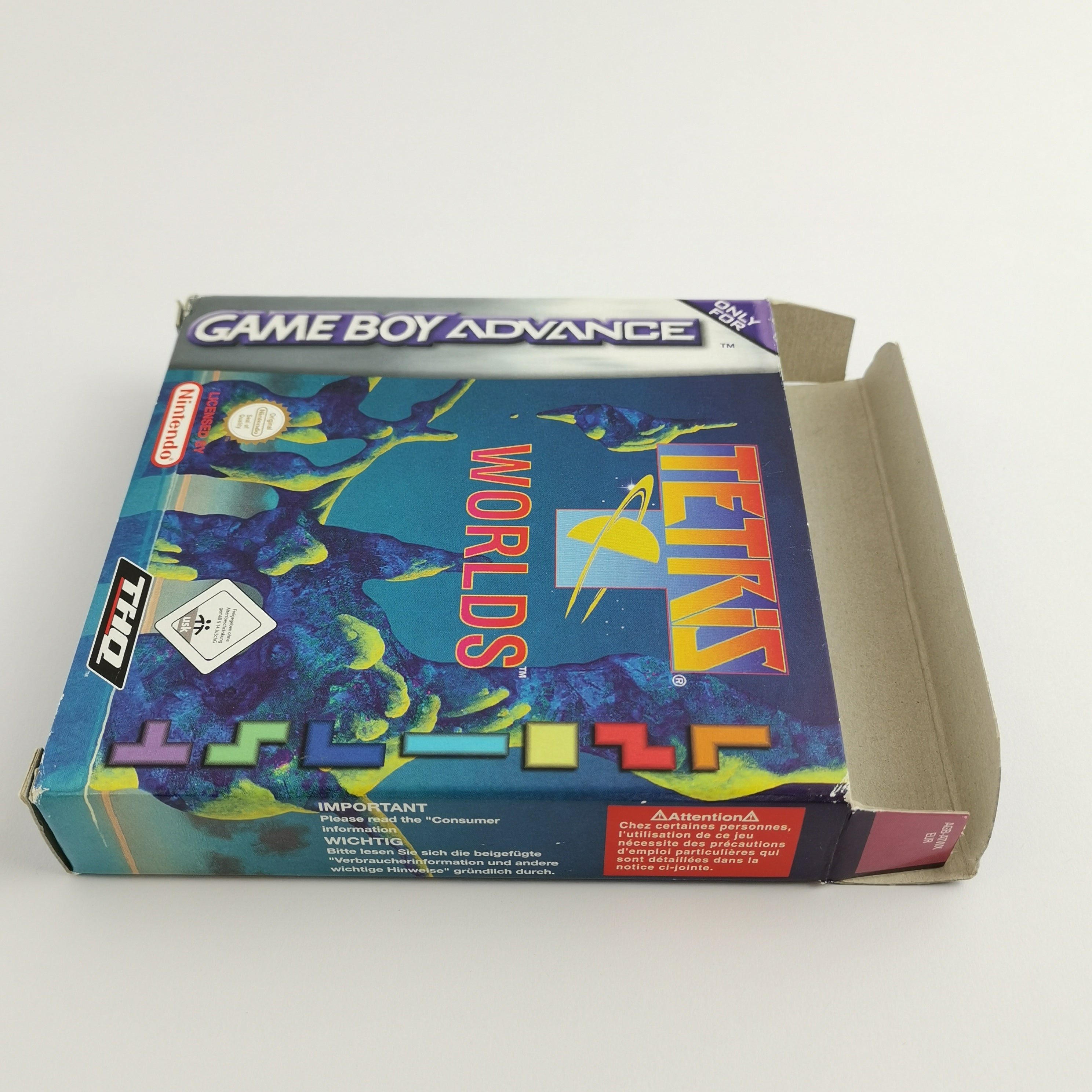 Game Boy Advance Spiel – Tetris Worlds OVP PAL