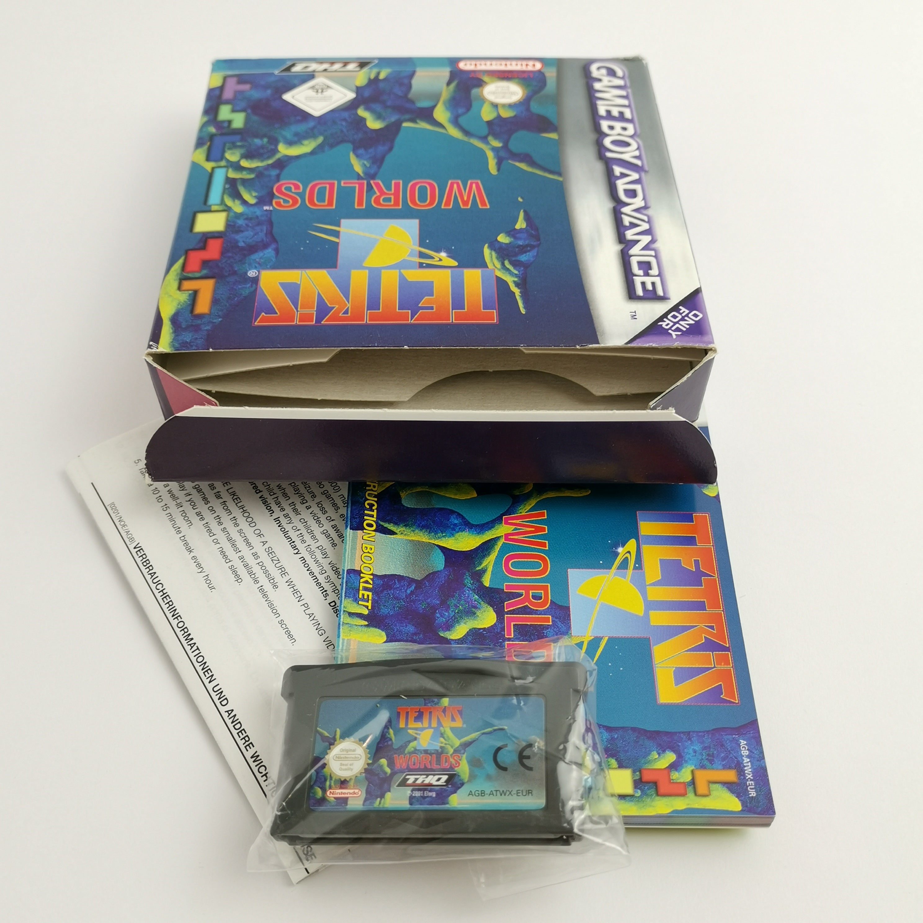 Game Boy Advance Spiel – Tetris Worlds OVP PAL