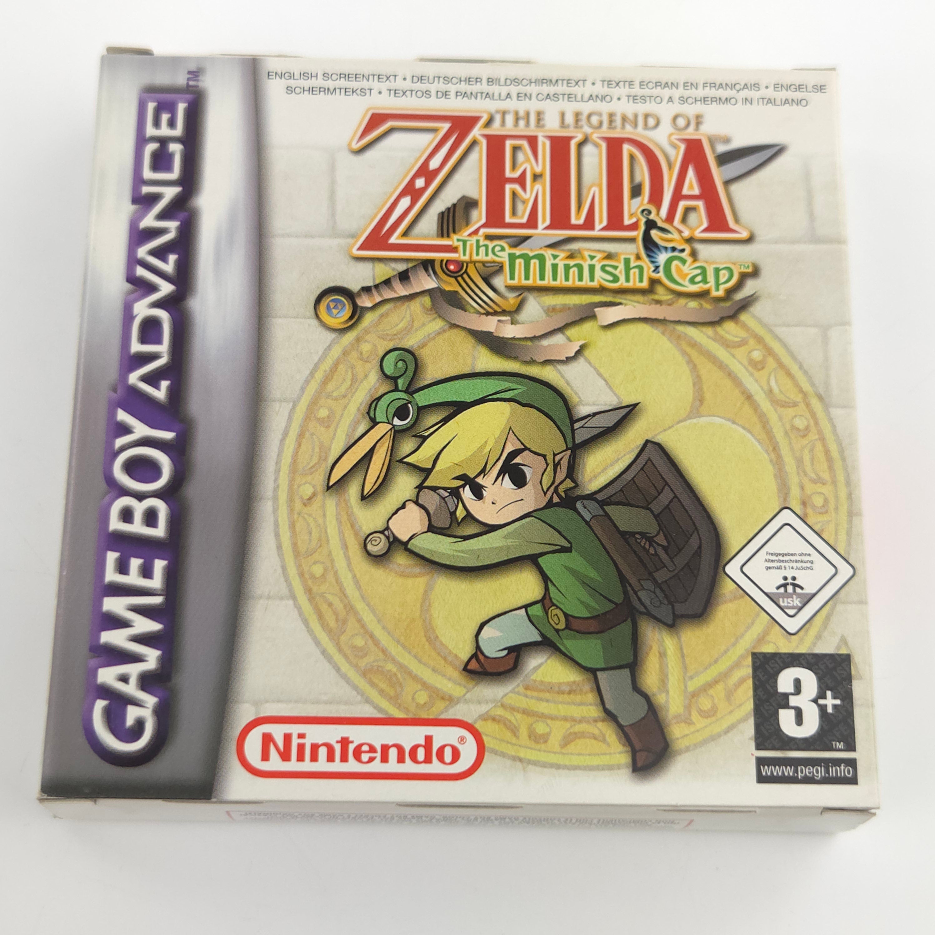 Game Boy Advance Spiel – The Legend of Zelda Minish Cap OVP