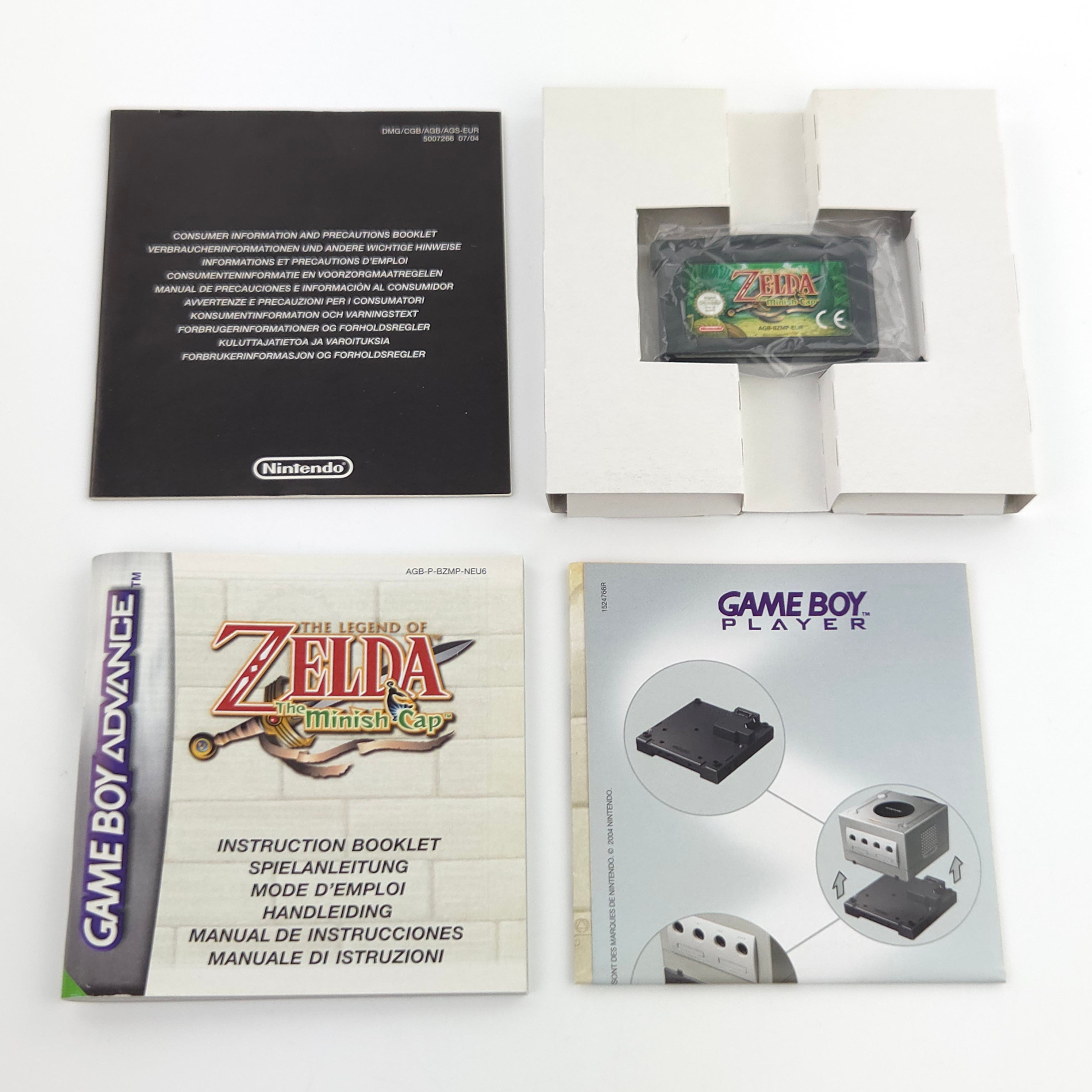 Game Boy Advance Spiel – The Legend of Zelda Minish Cap OVP