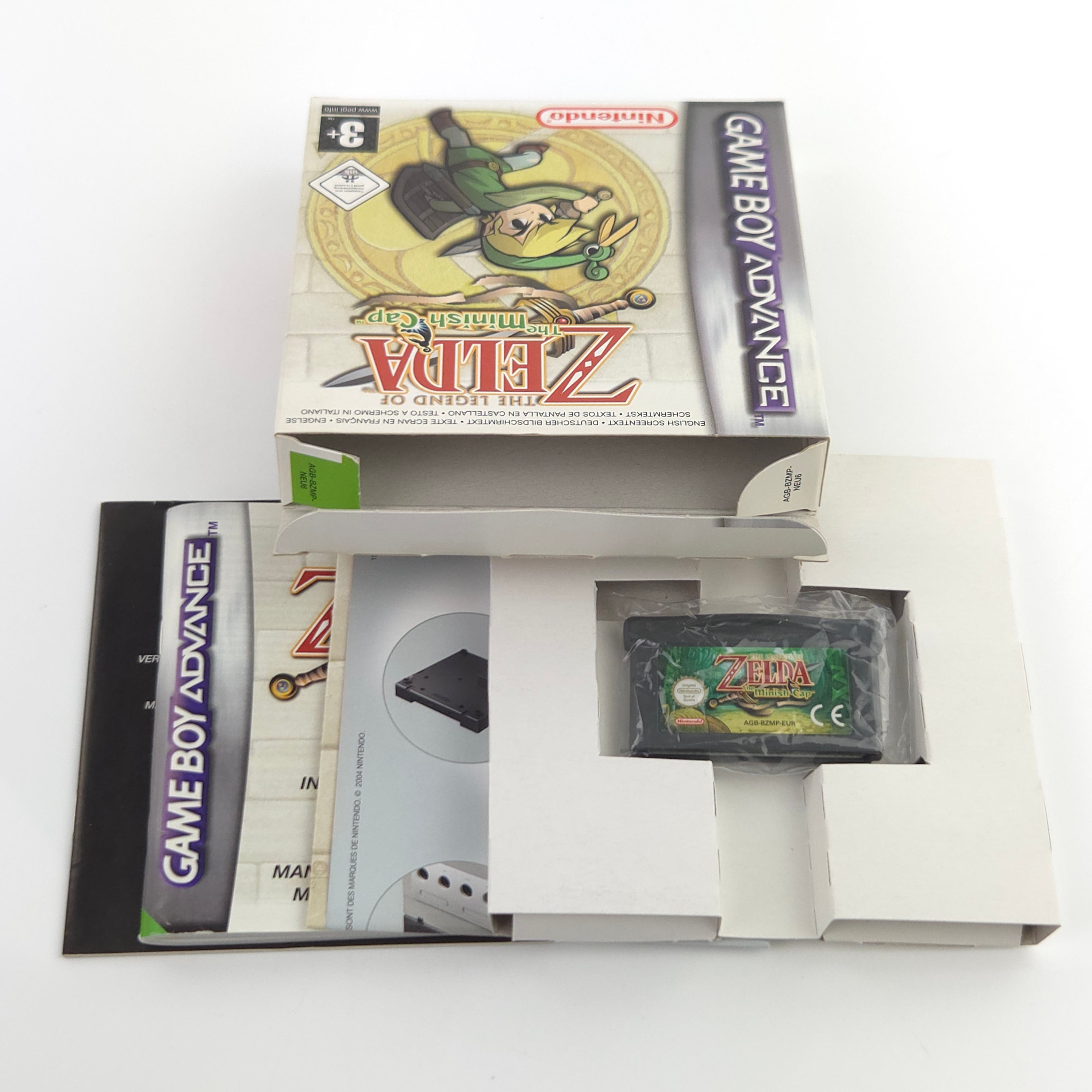 Game Boy Advance Spiel – The Legend of Zelda Minish Cap OVP