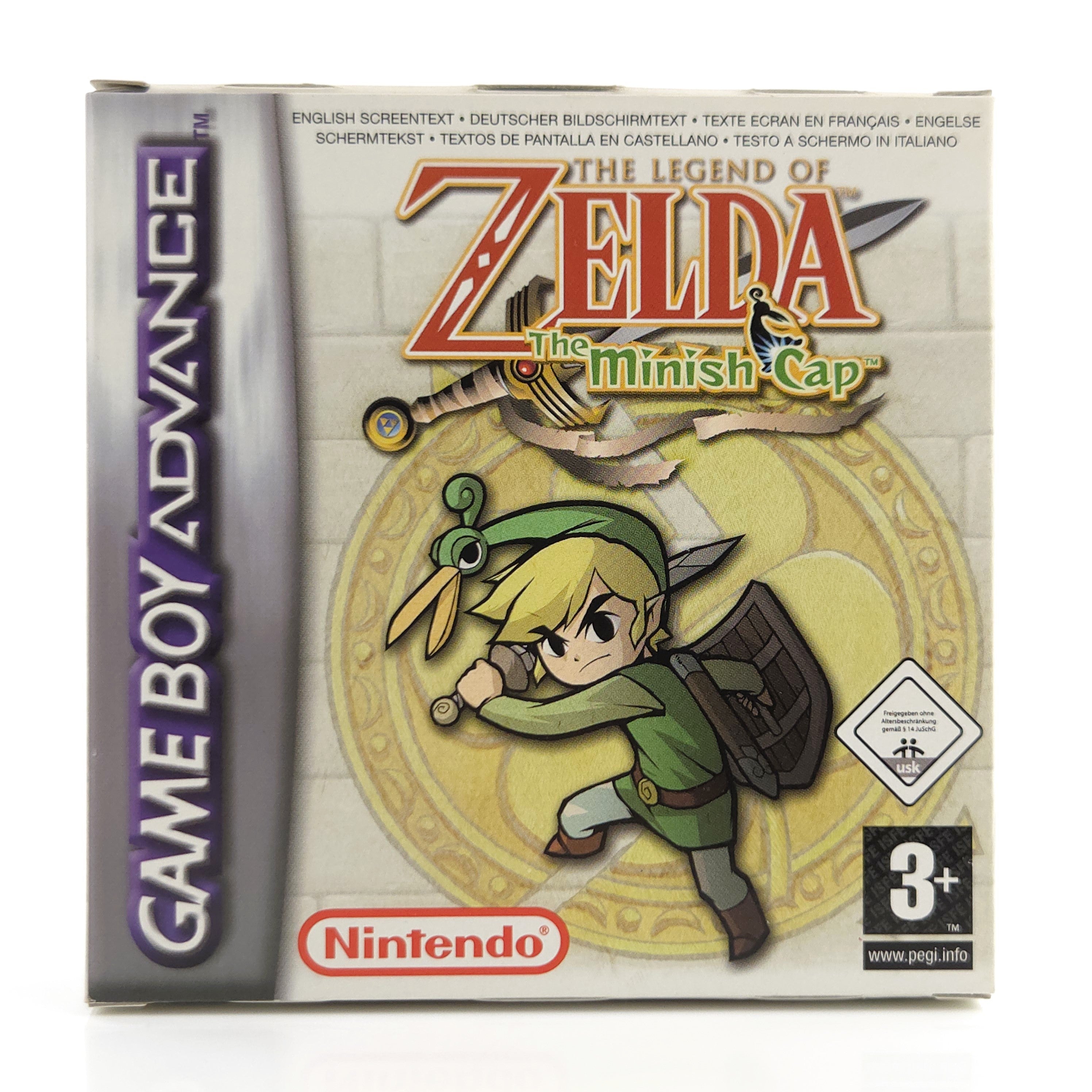Game Boy Advance Spiel – The Legend of Zelda Minish Cap OVP